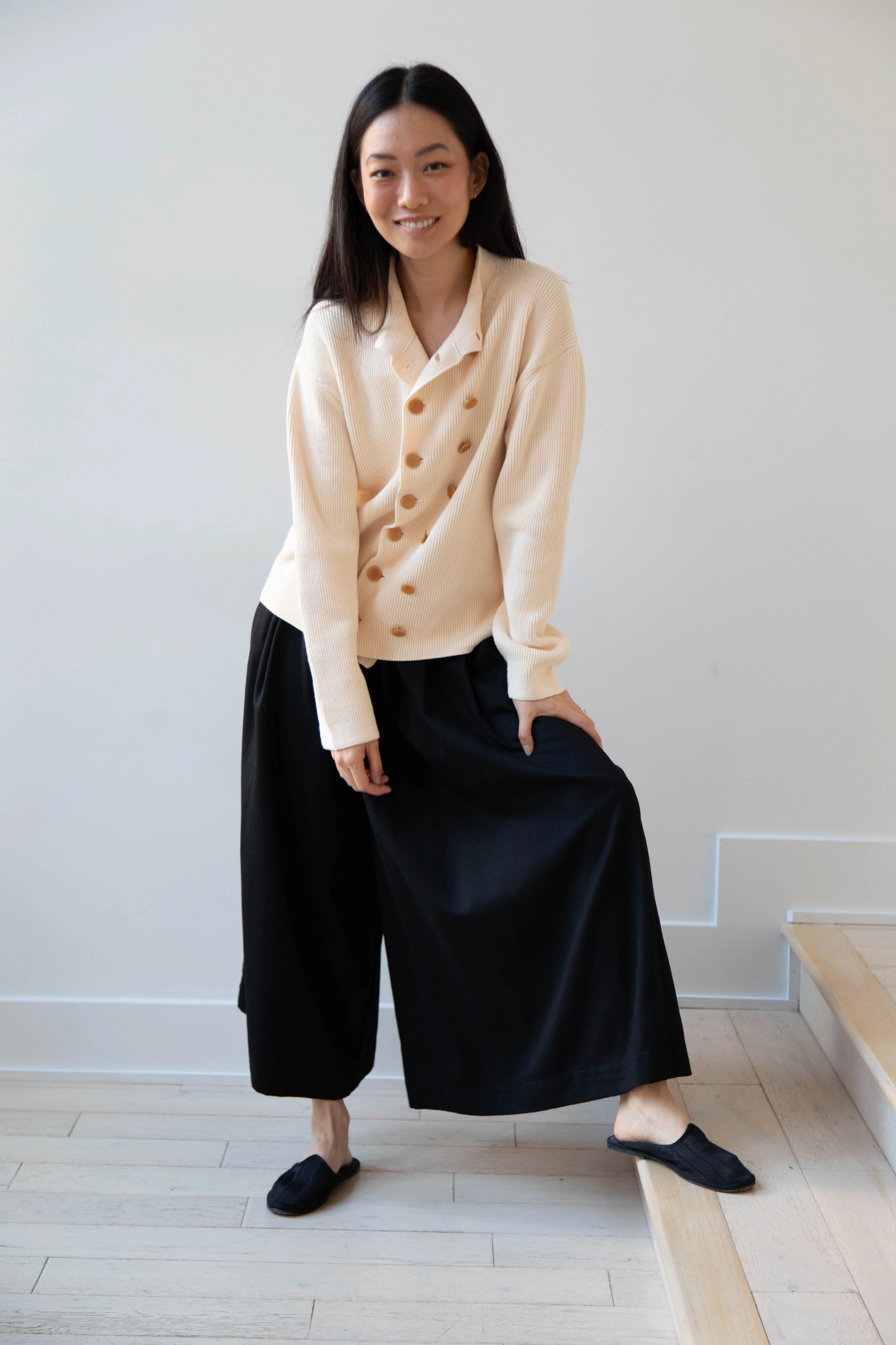Aseedonclöud | Tea Garden Knit Jacket in Beige - Image 13