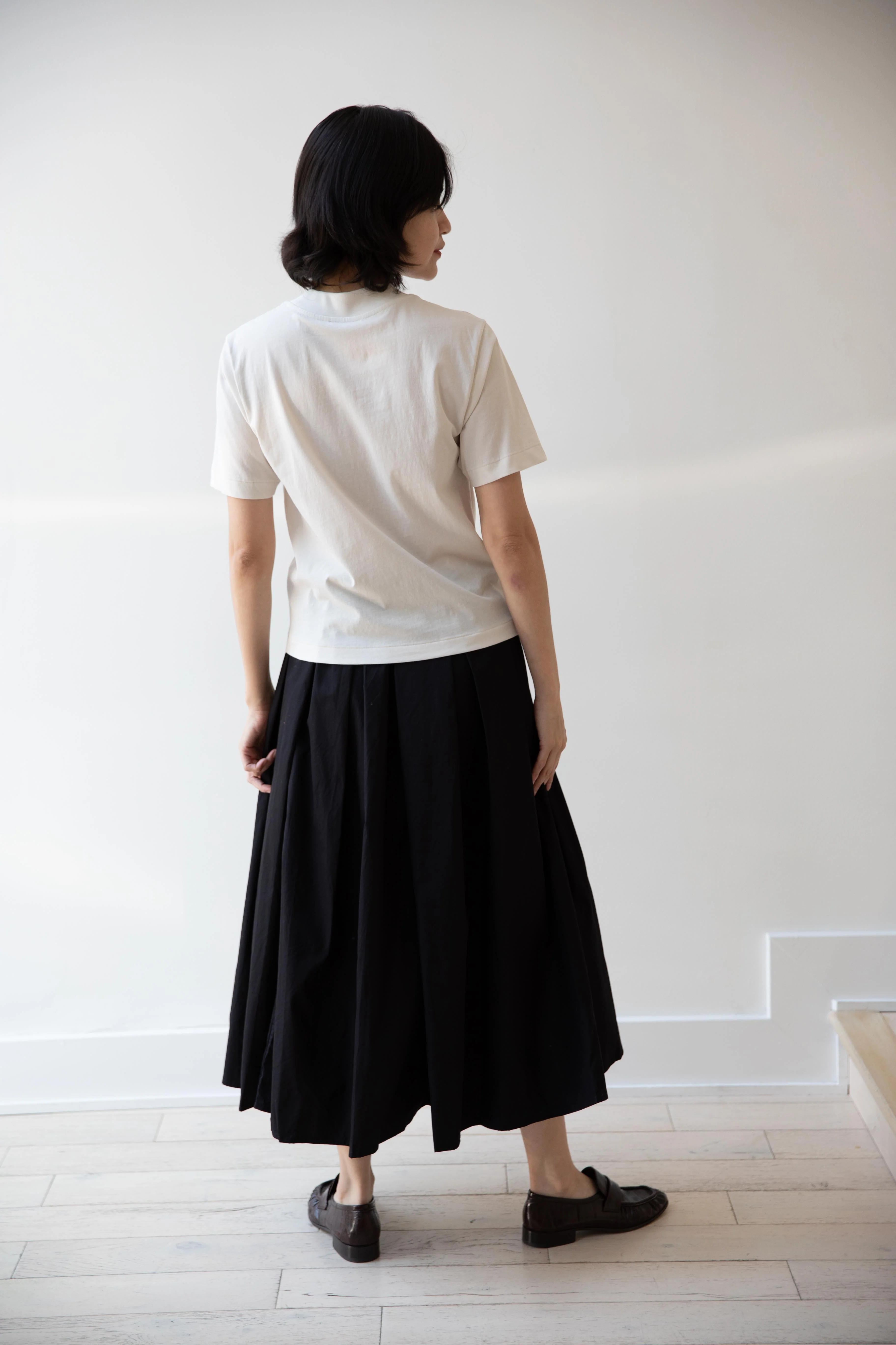 Aton | Fresca Nubuck T-Shirt in Warm White - Image 4