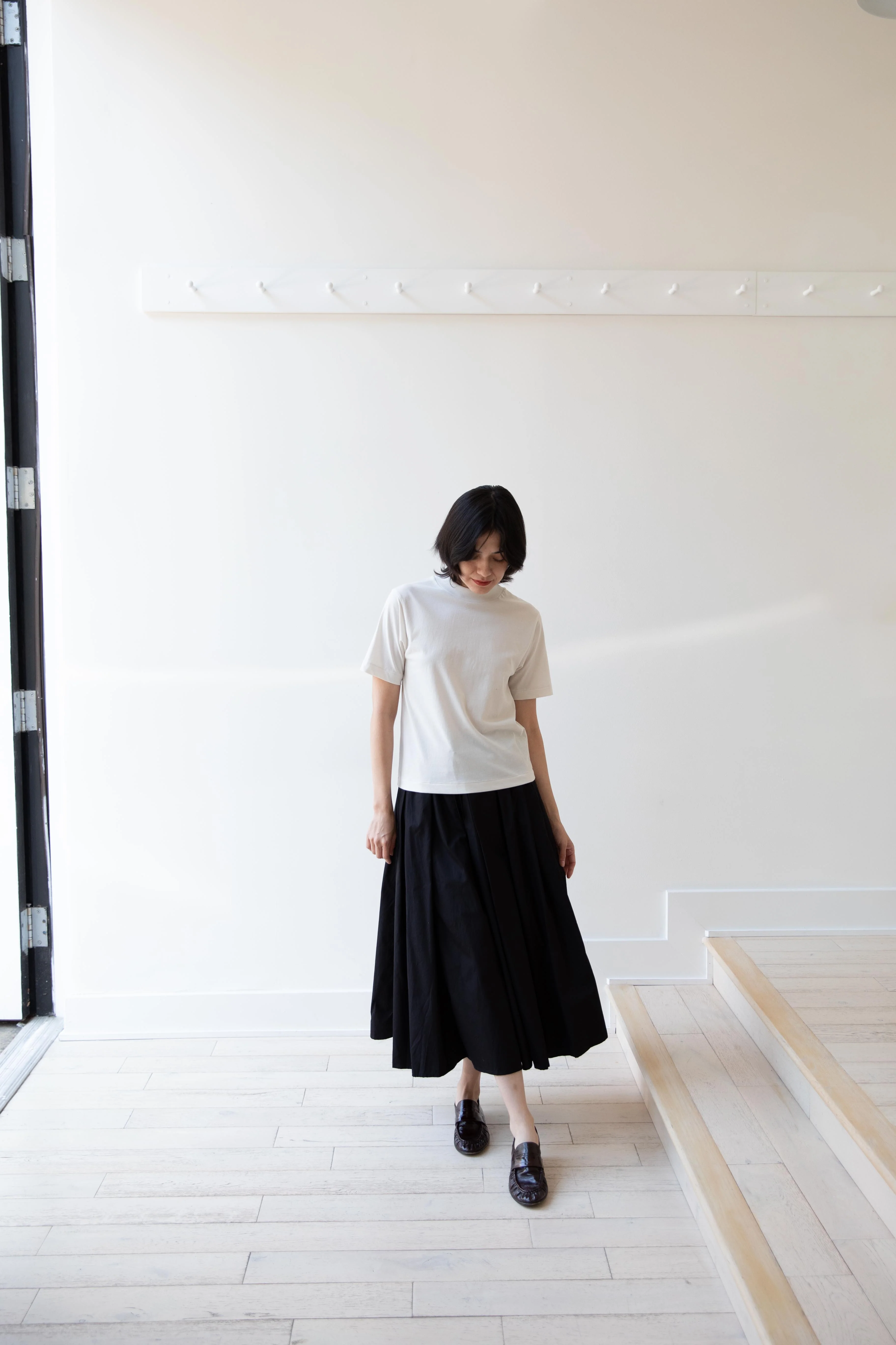 Aton | Fresca Nubuck T-Shirt in Warm White - Image 5