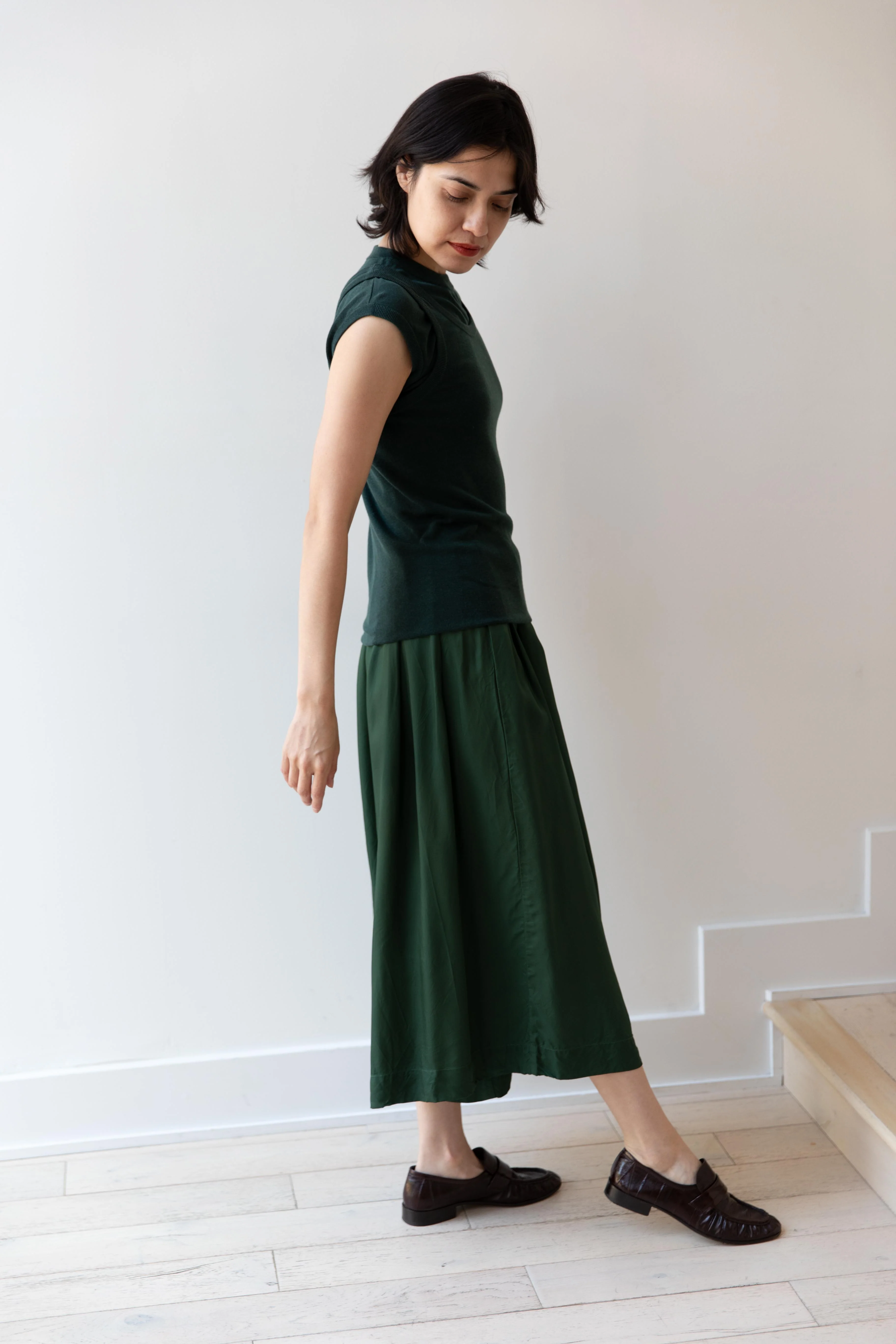 Aton | Layered Tank Top in Green - Image 27