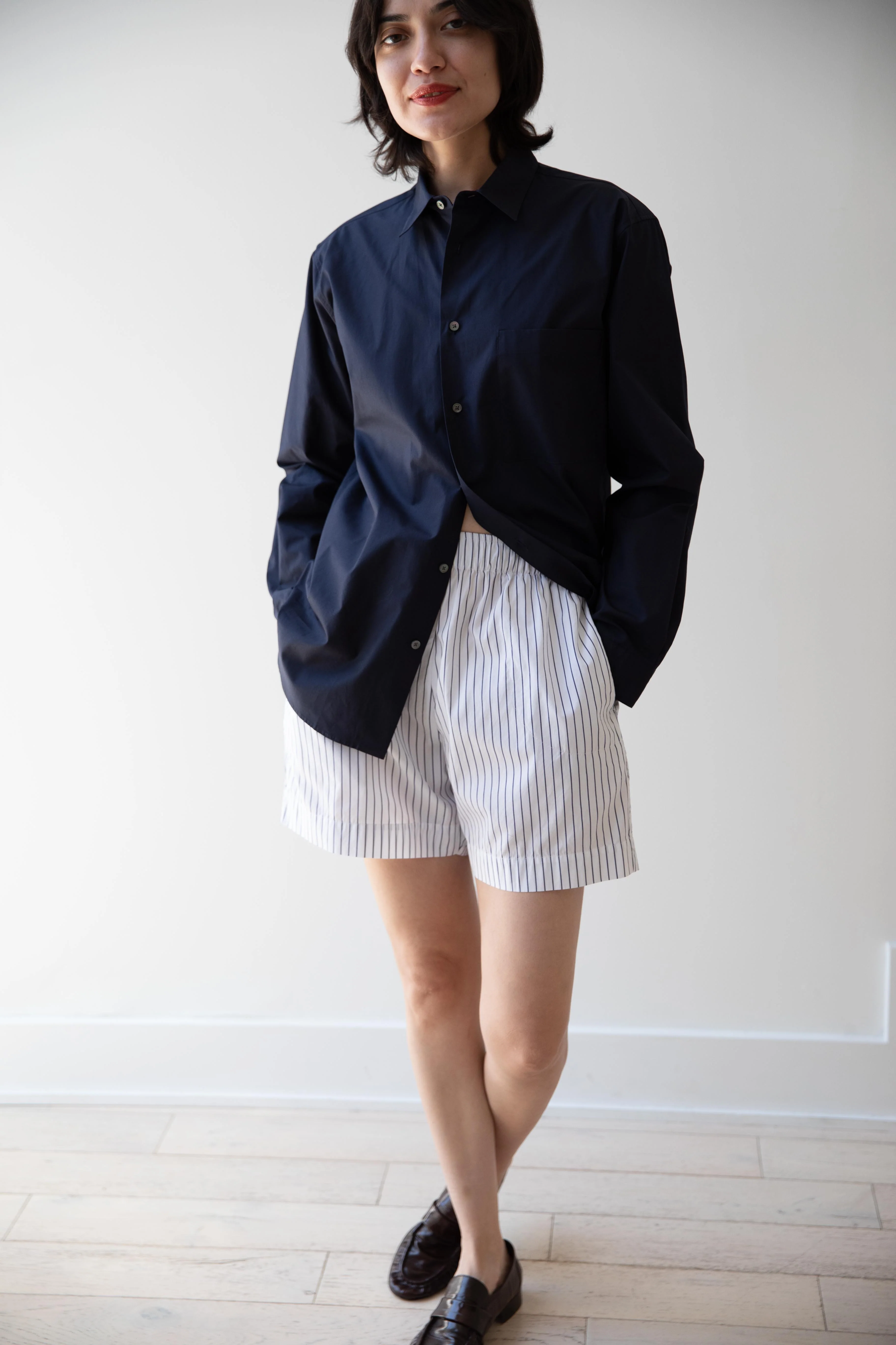 Aton | Standard Shirt in Navy - Image 35