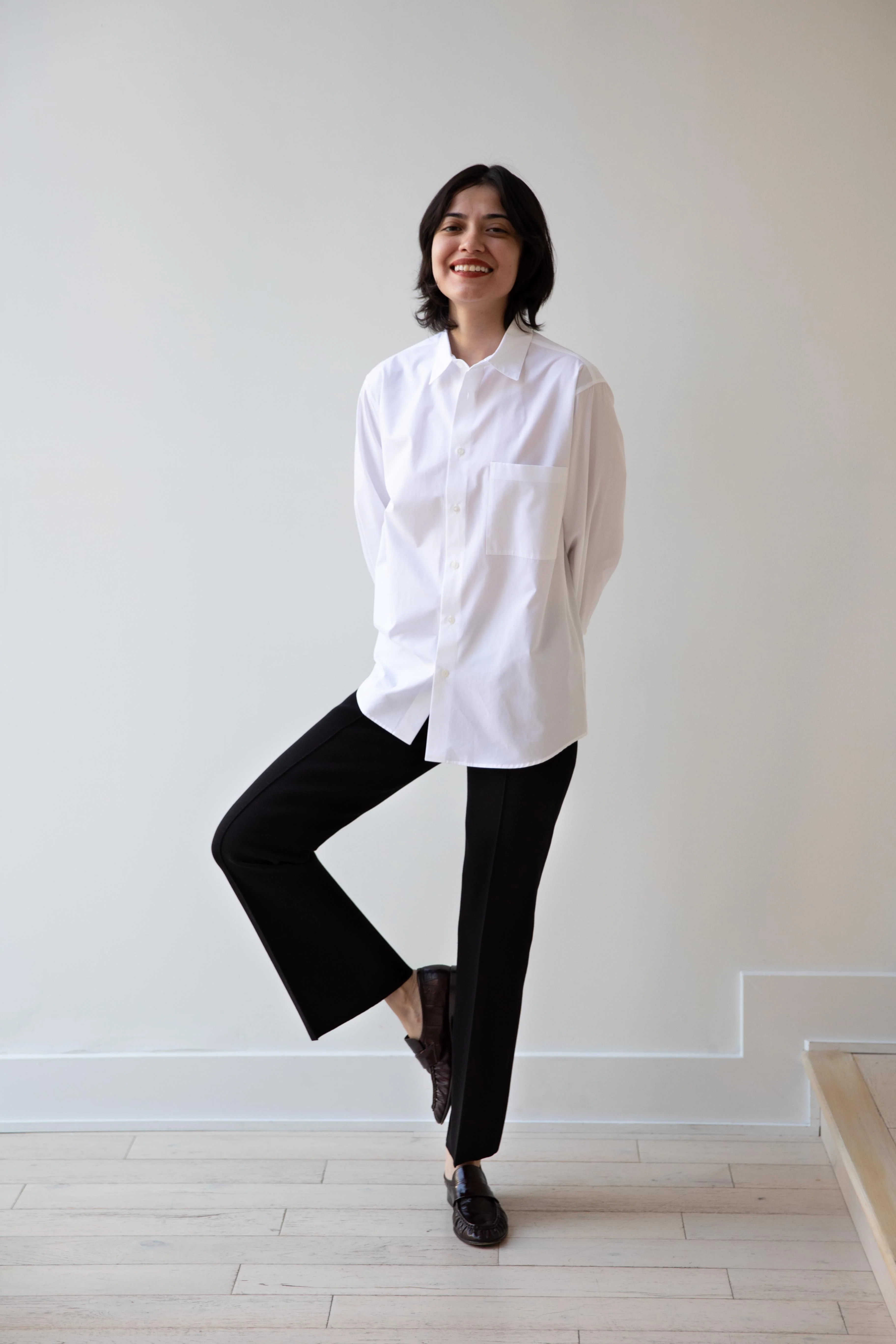 Aton | Standard Shirt in White - Image 24