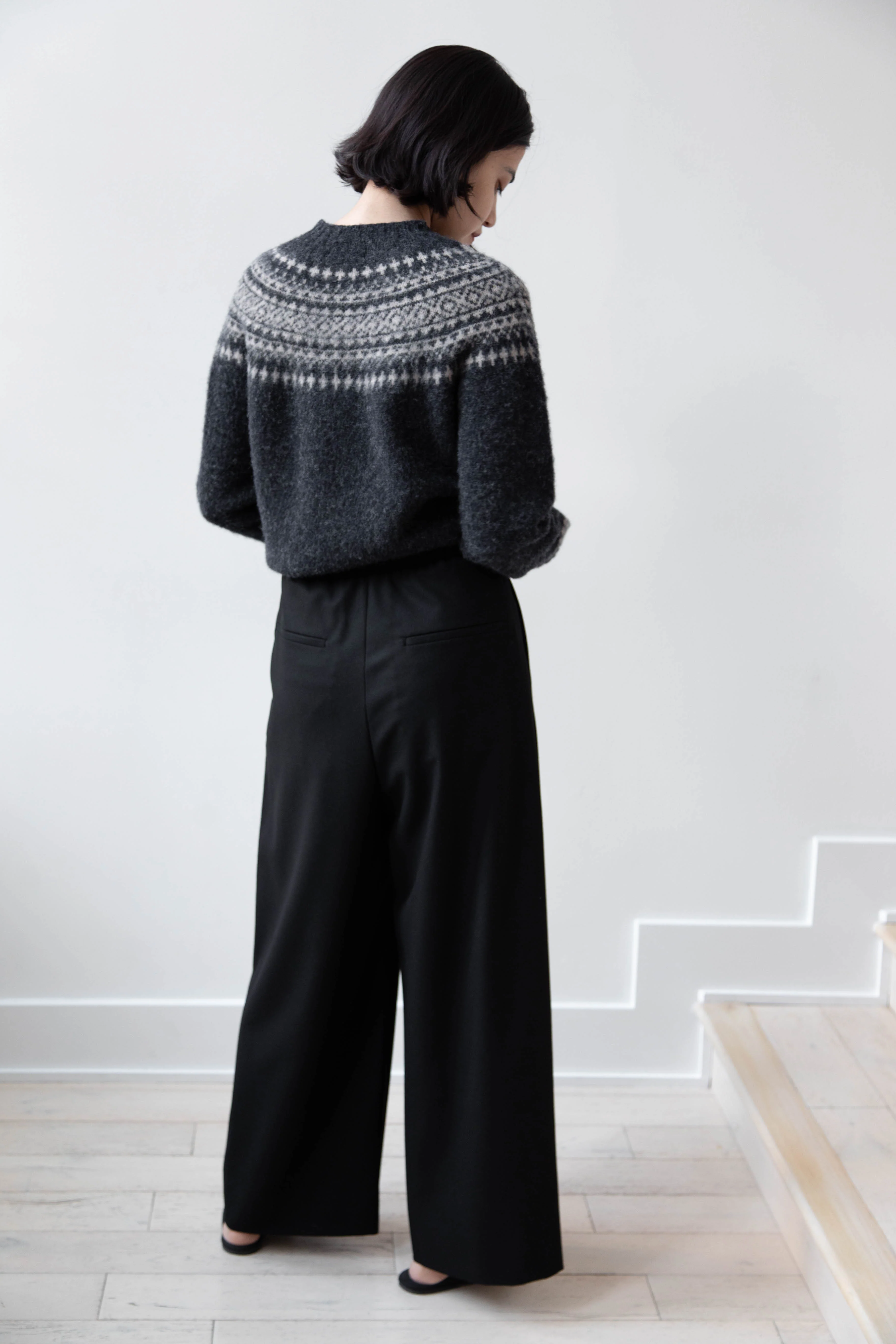 Aton | Wide Easy Pants in Black - Image 9