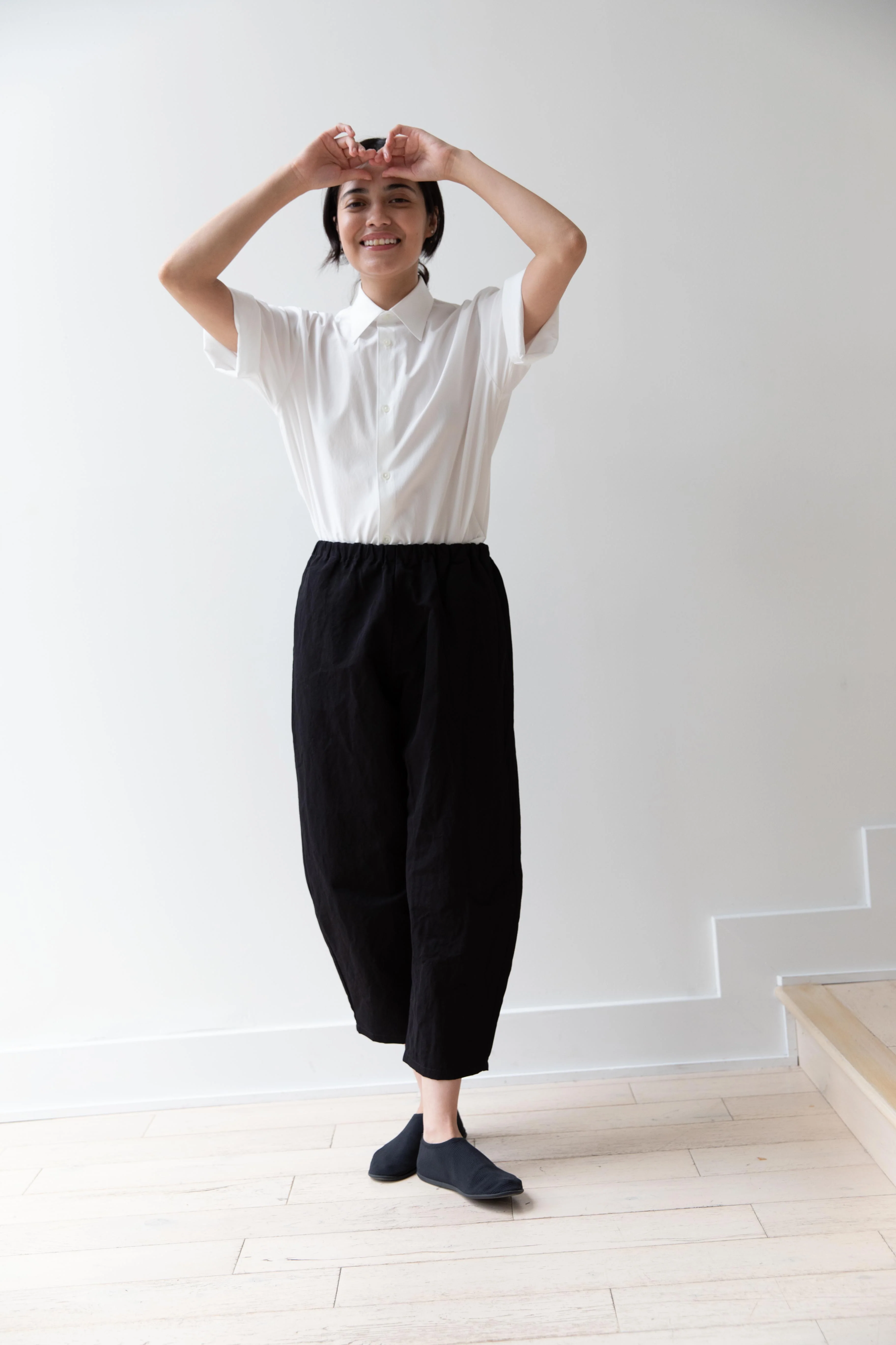 Auralee | Washed Finx Twill Half Sleeve Shirt in White - Image 27