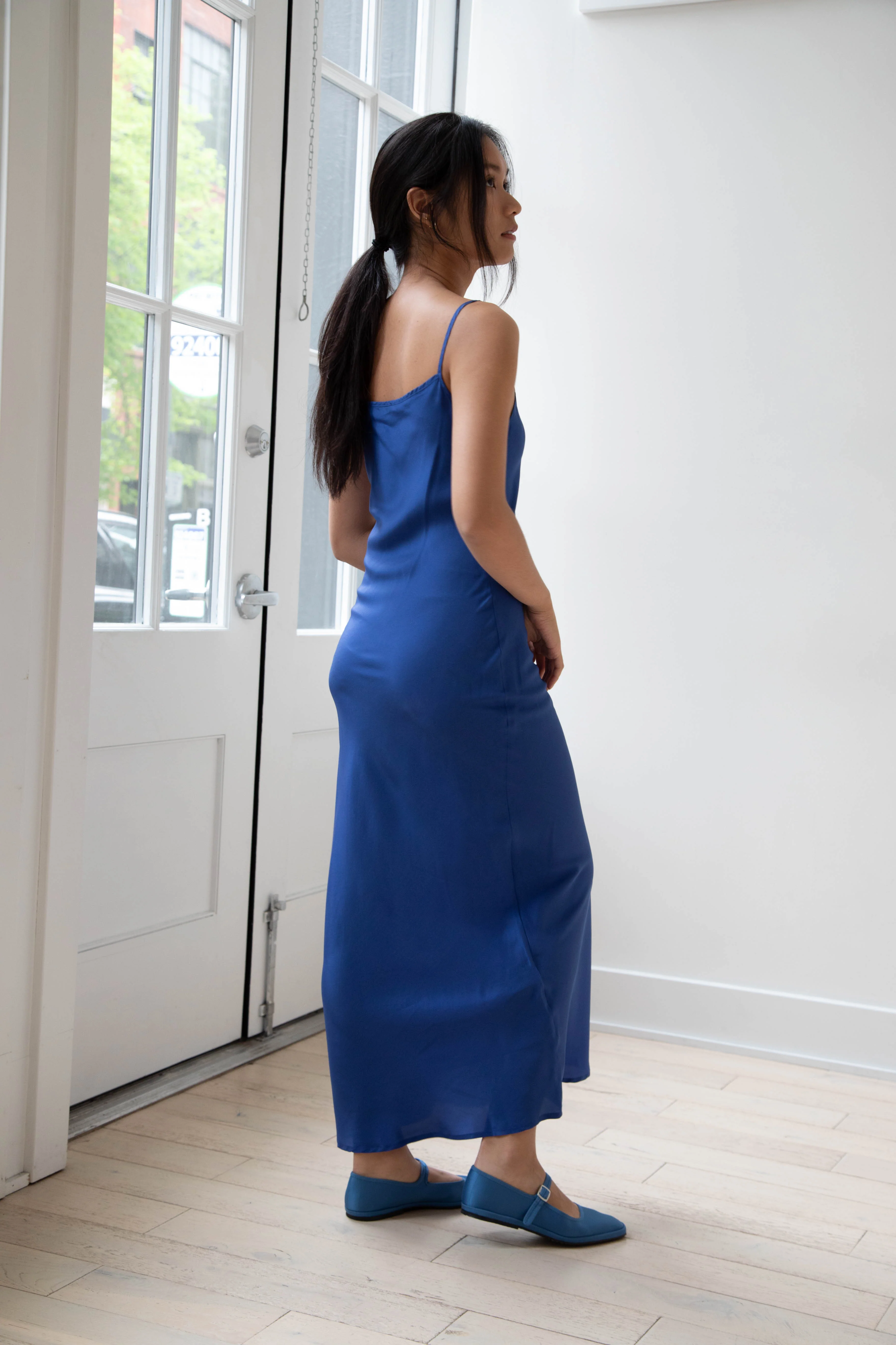 Barena Venezia | Aga Dress in Victoria Blue Silk - Image 14