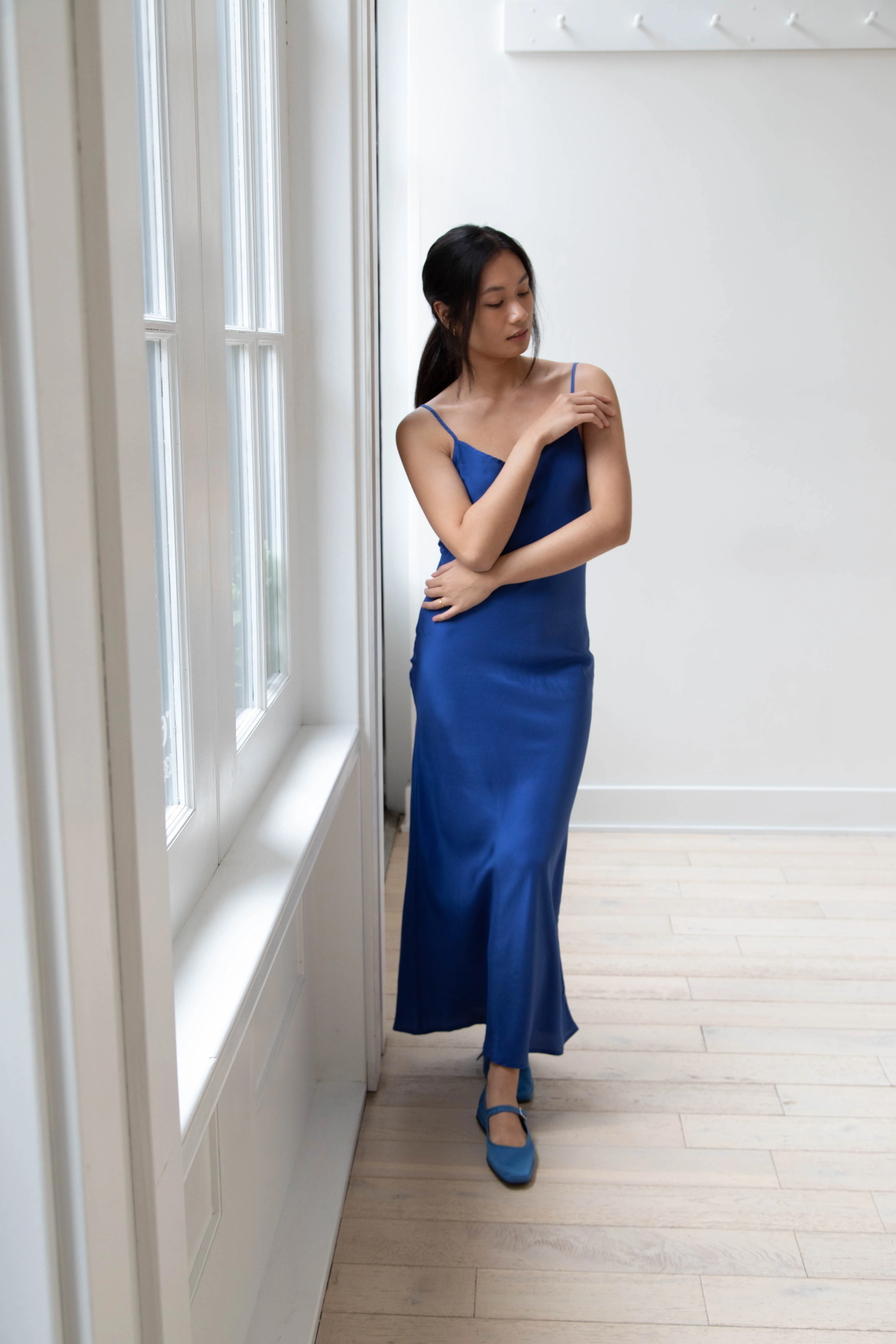 Barena Venezia | Aga Dress in Victoria Blue Silk - Image 16