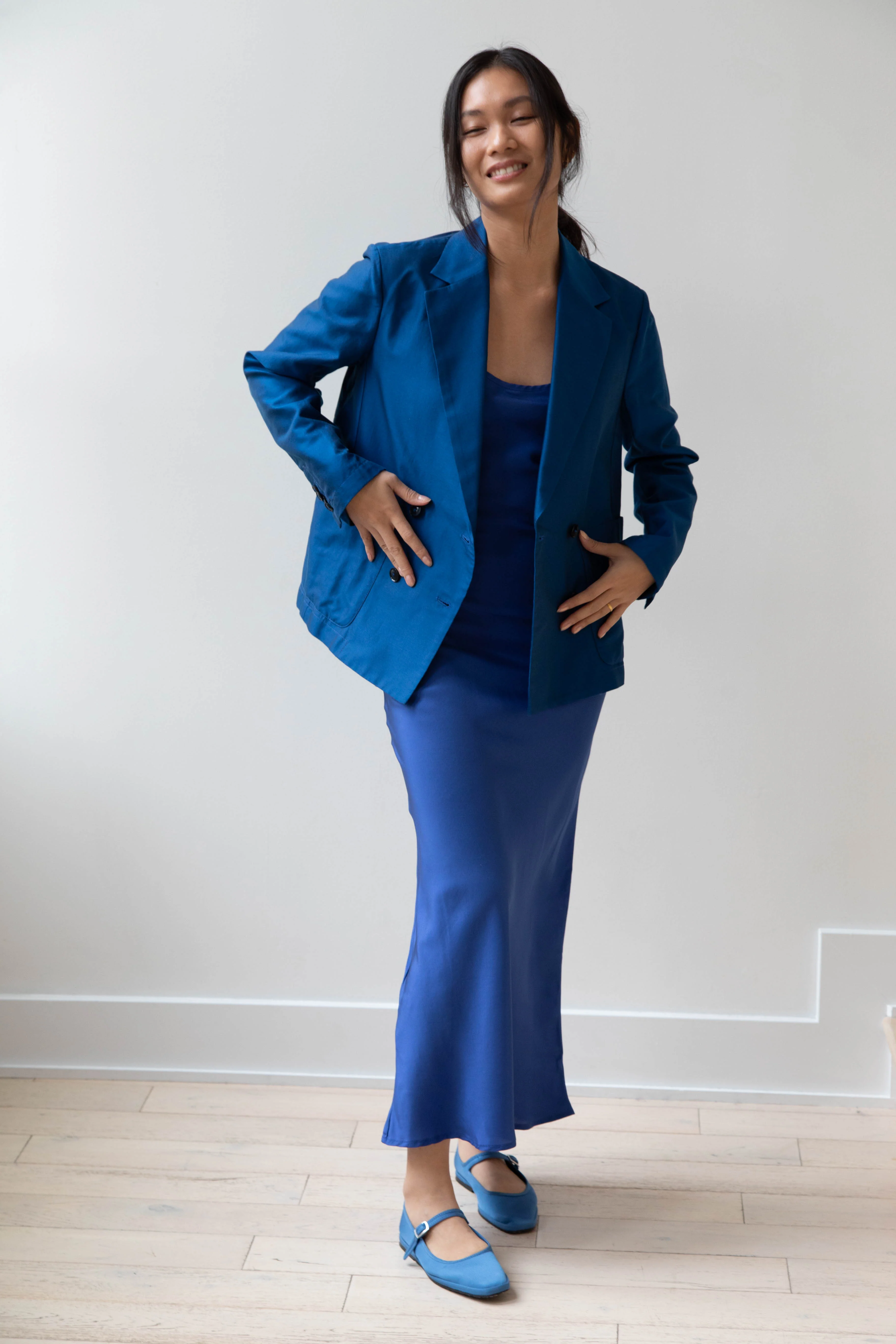 Barena Venezia | Aga Dress in Victoria Blue Silk - Image 28