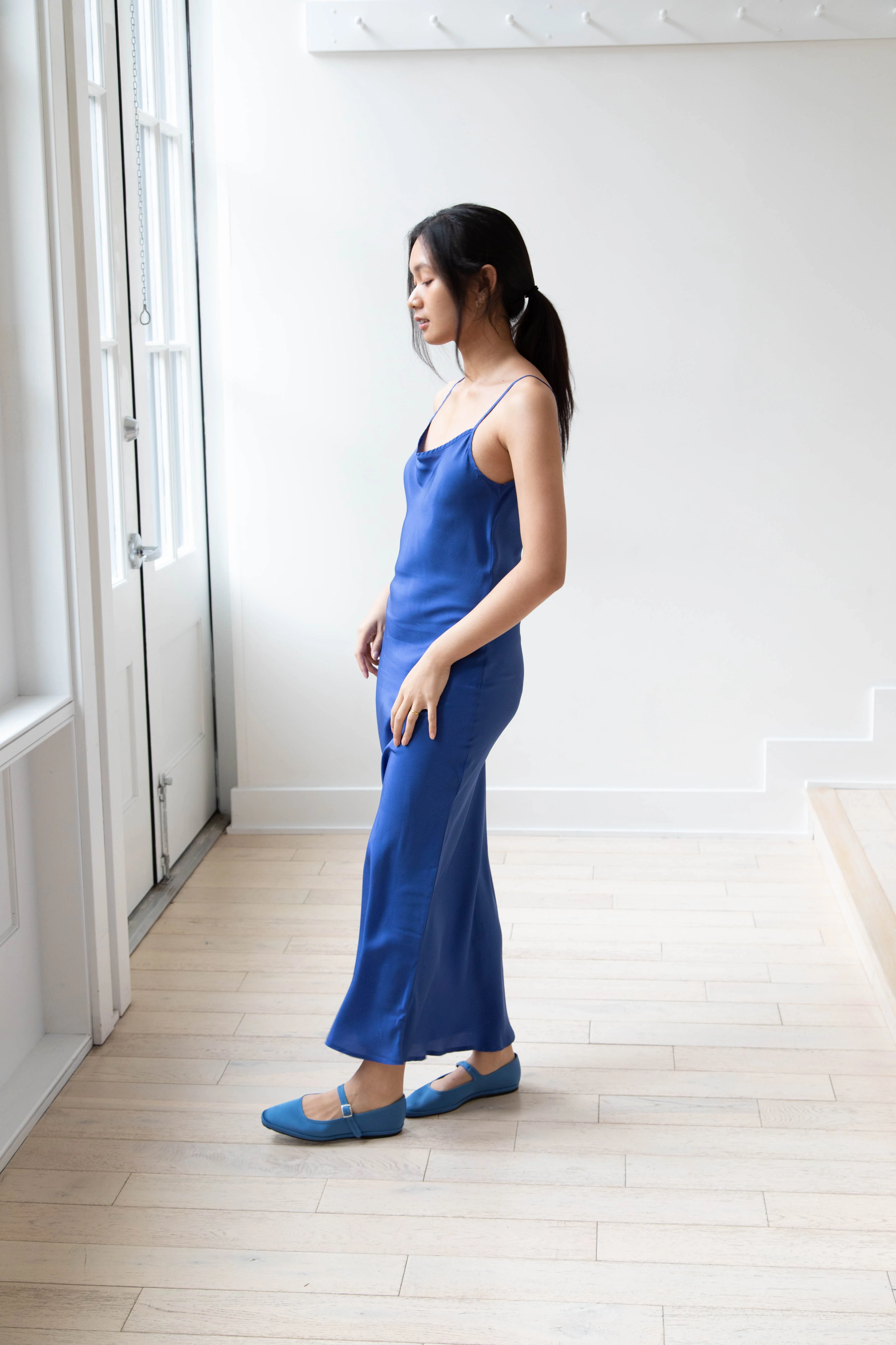 Barena Venezia | Aga Dress in Victoria Blue Silk - Image 3