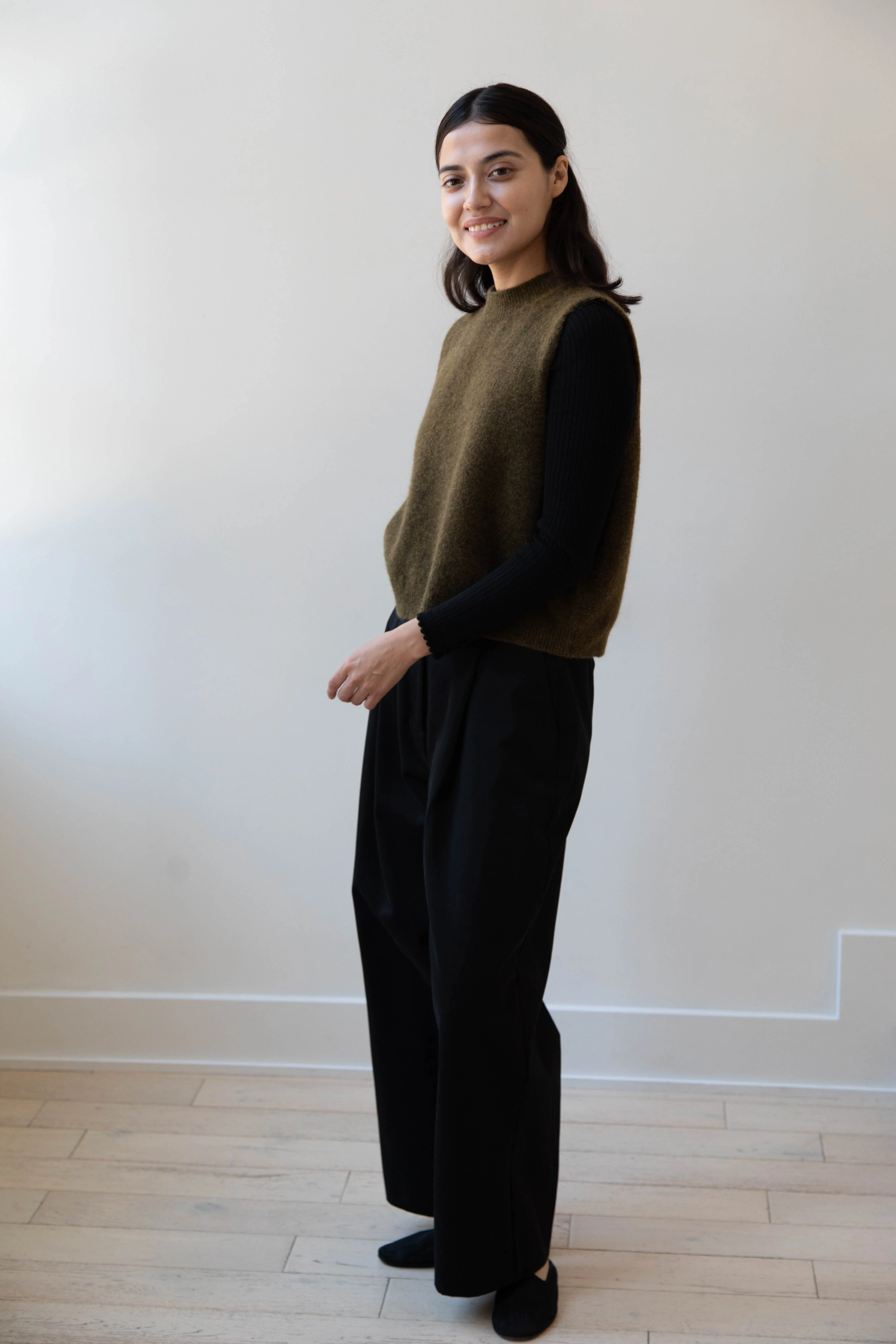 Barena Venezia | Carla Knit Vest in Oliva - Image 3
