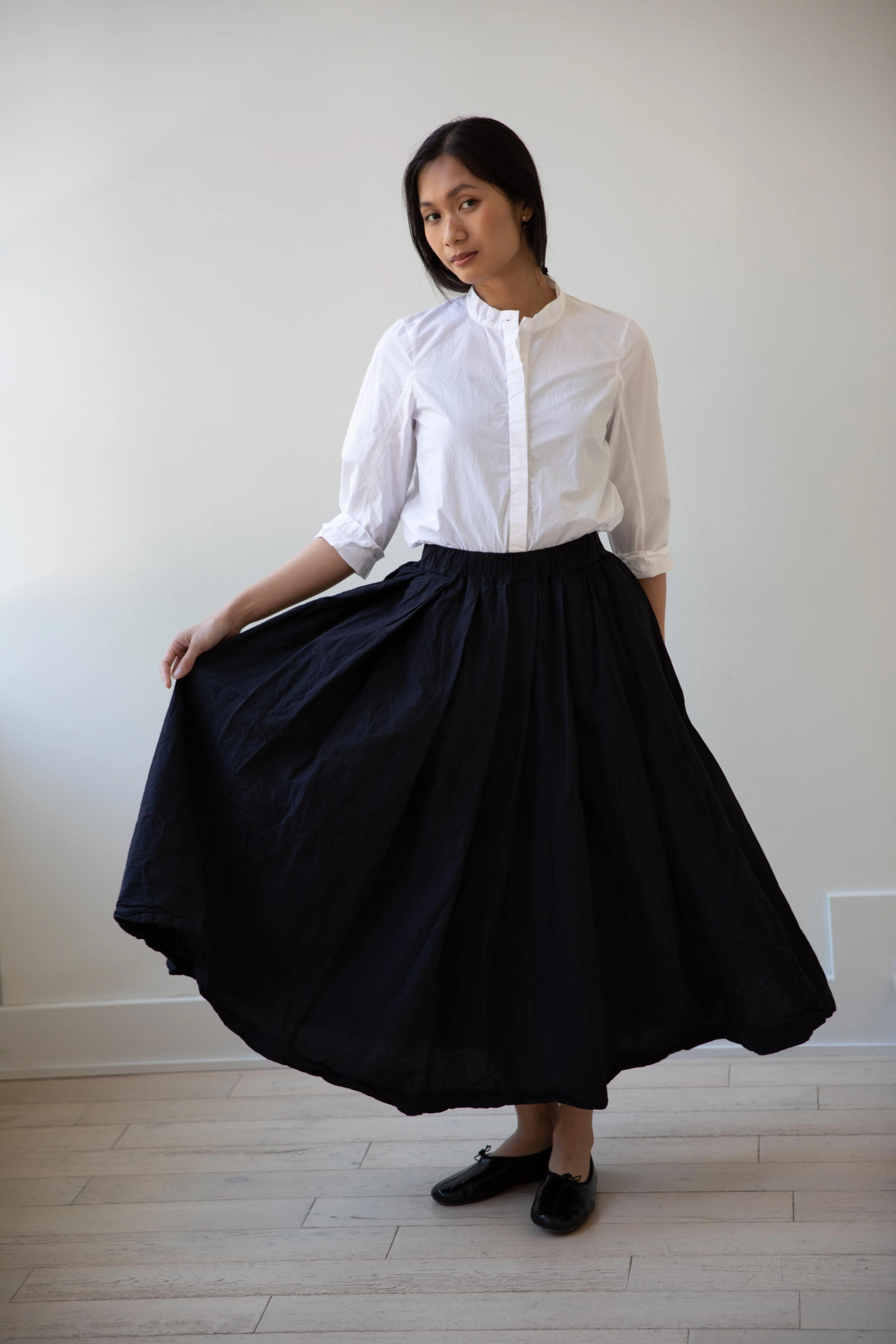 Bergfabel | Ada Shirt in White Cotton - Image 47