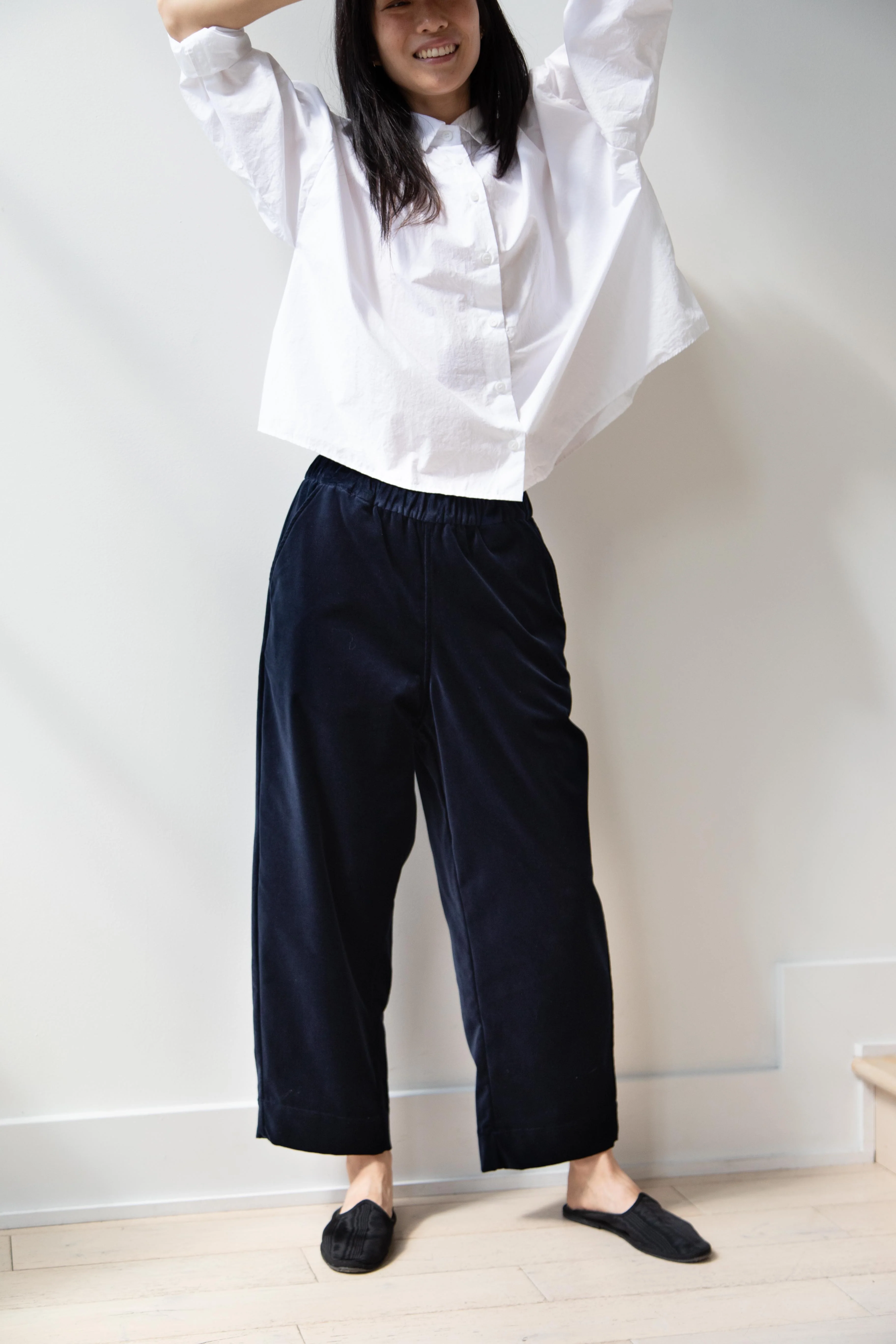 Bergfabel | Short Overshirt in White - Image 39