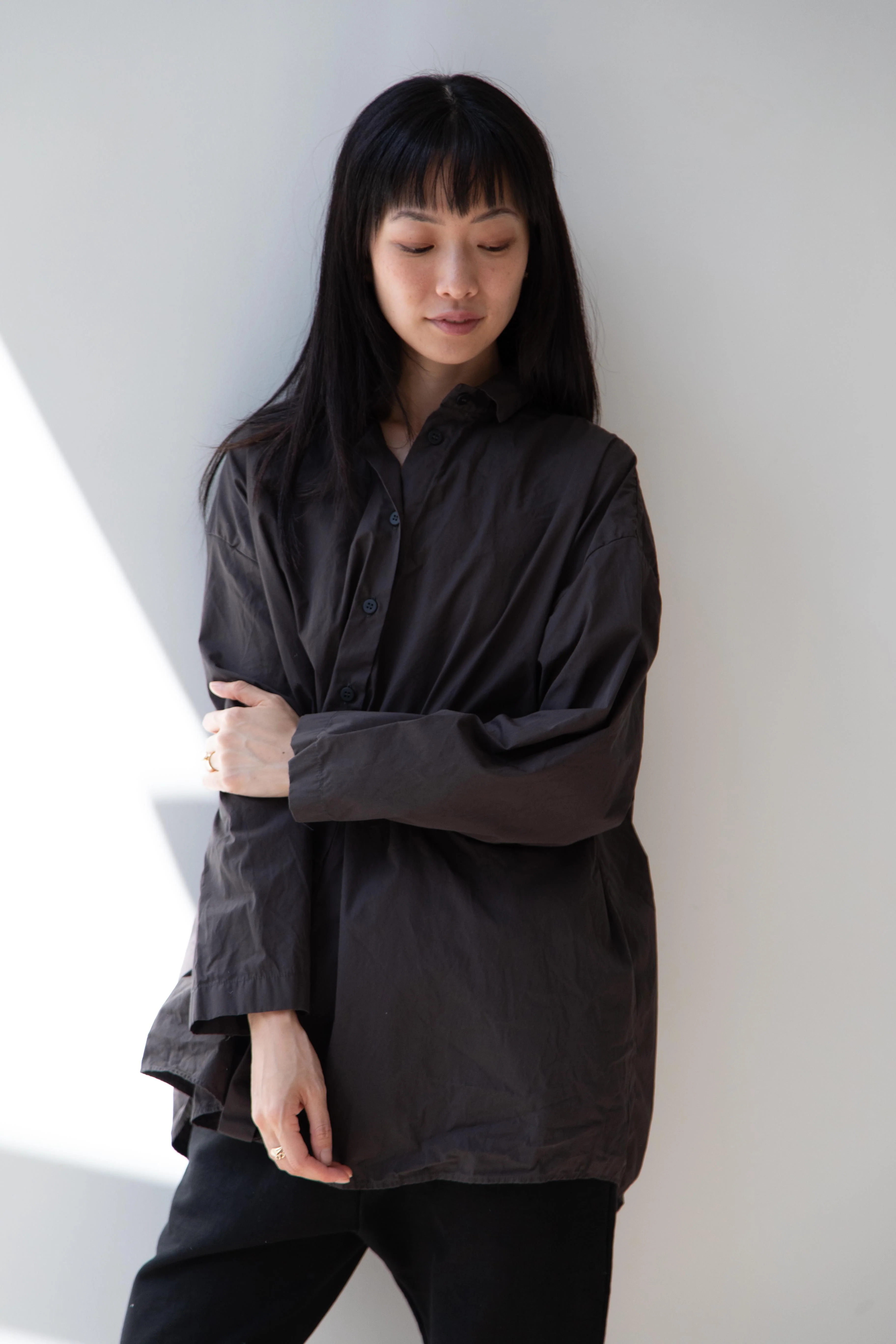 Bergfabel | Long Overshirt in Moss - Image 15