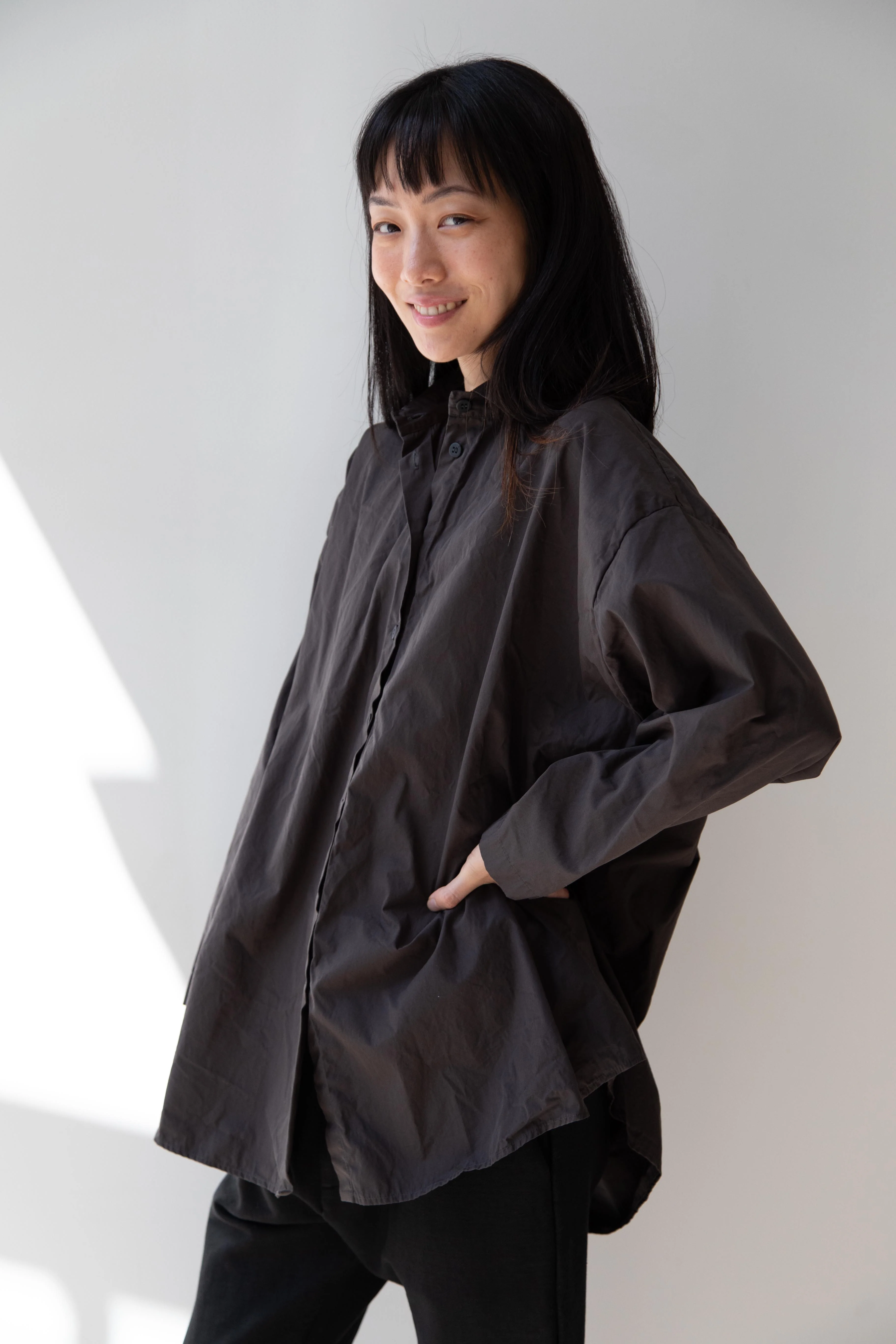 Bergfabel | Long Overshirt in Moss - Image 8