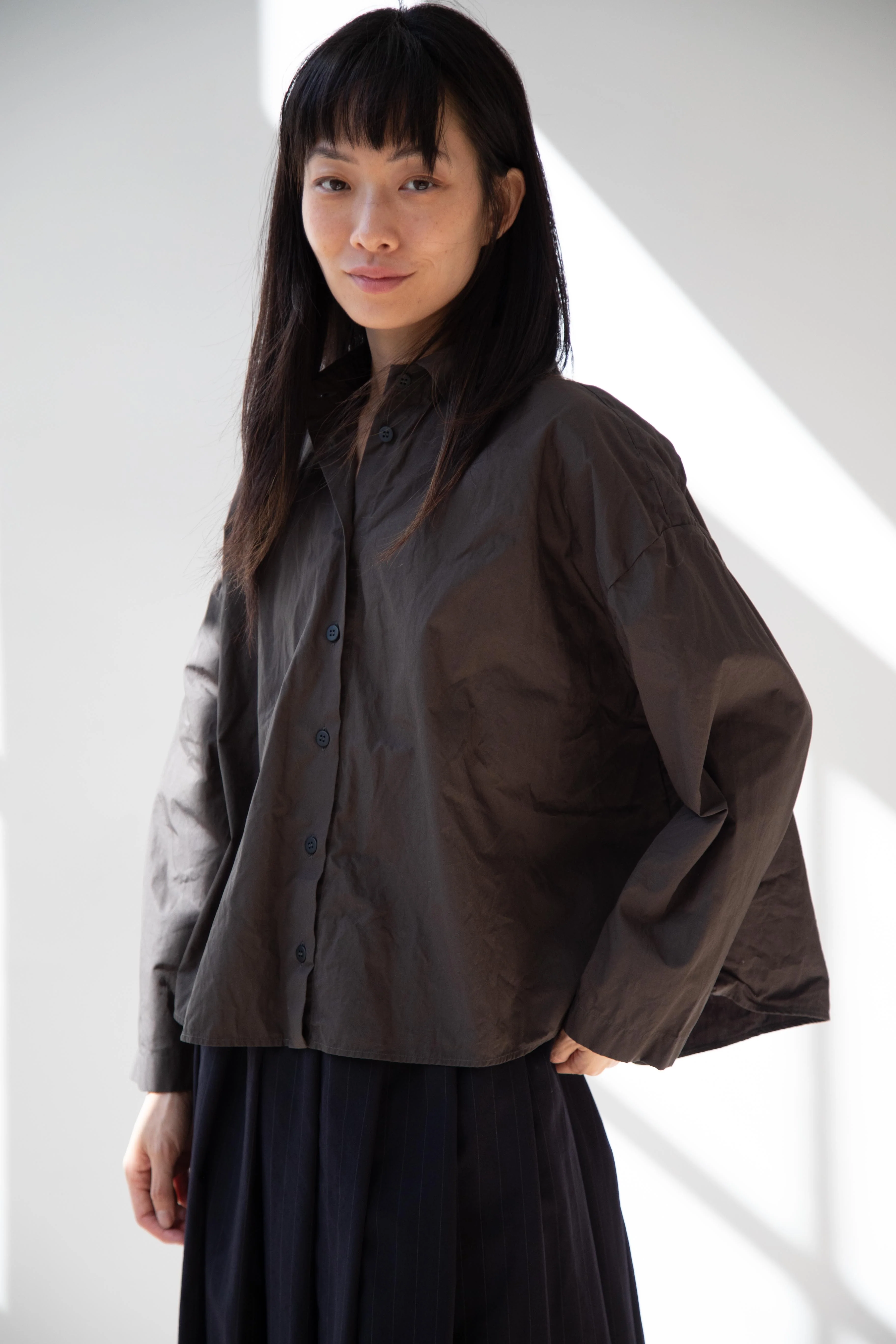 Bergfabel | Short Overshirt in Moss - Image 5