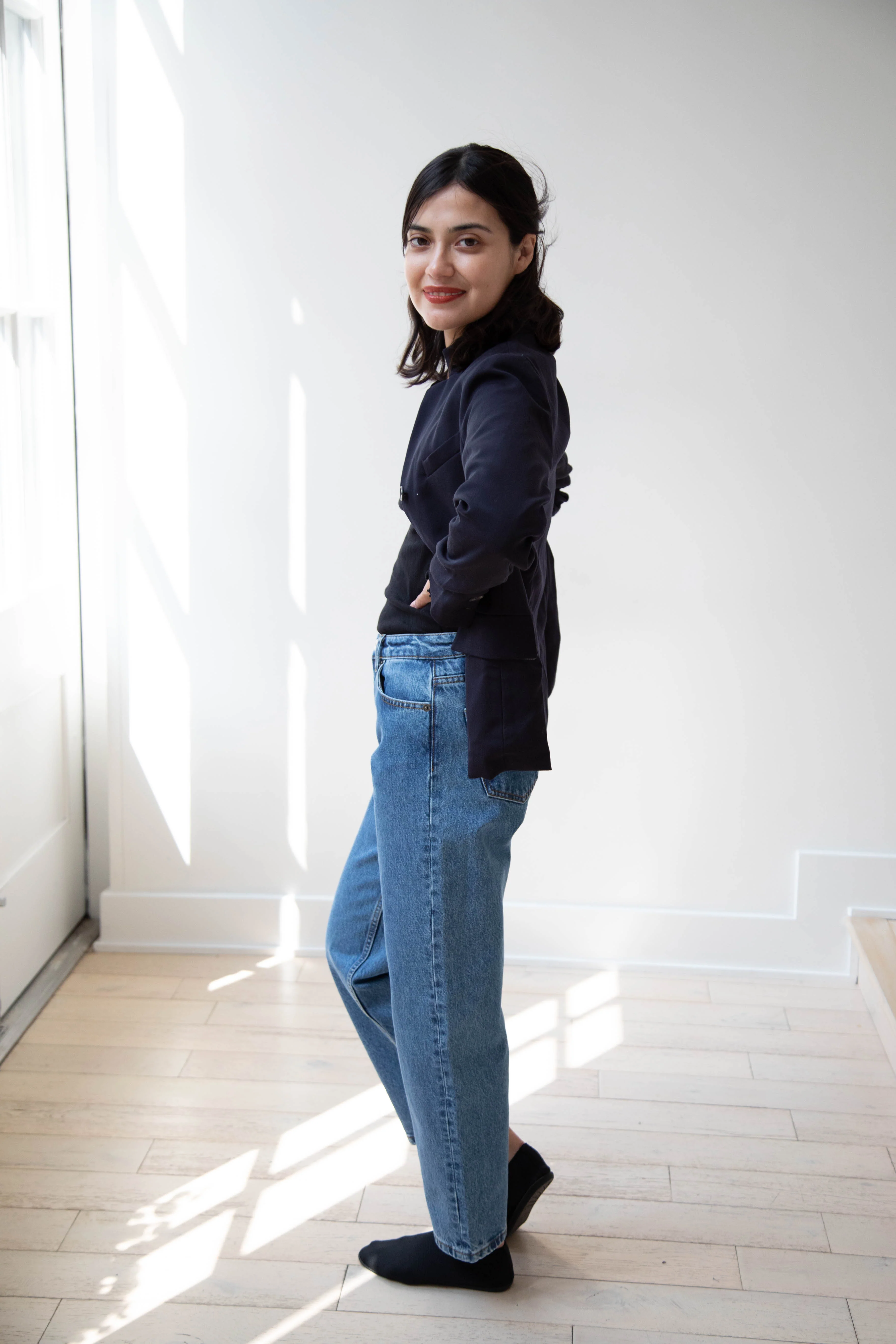 Bergfabel | Giulia Jacket in Navy Wool - Image 16