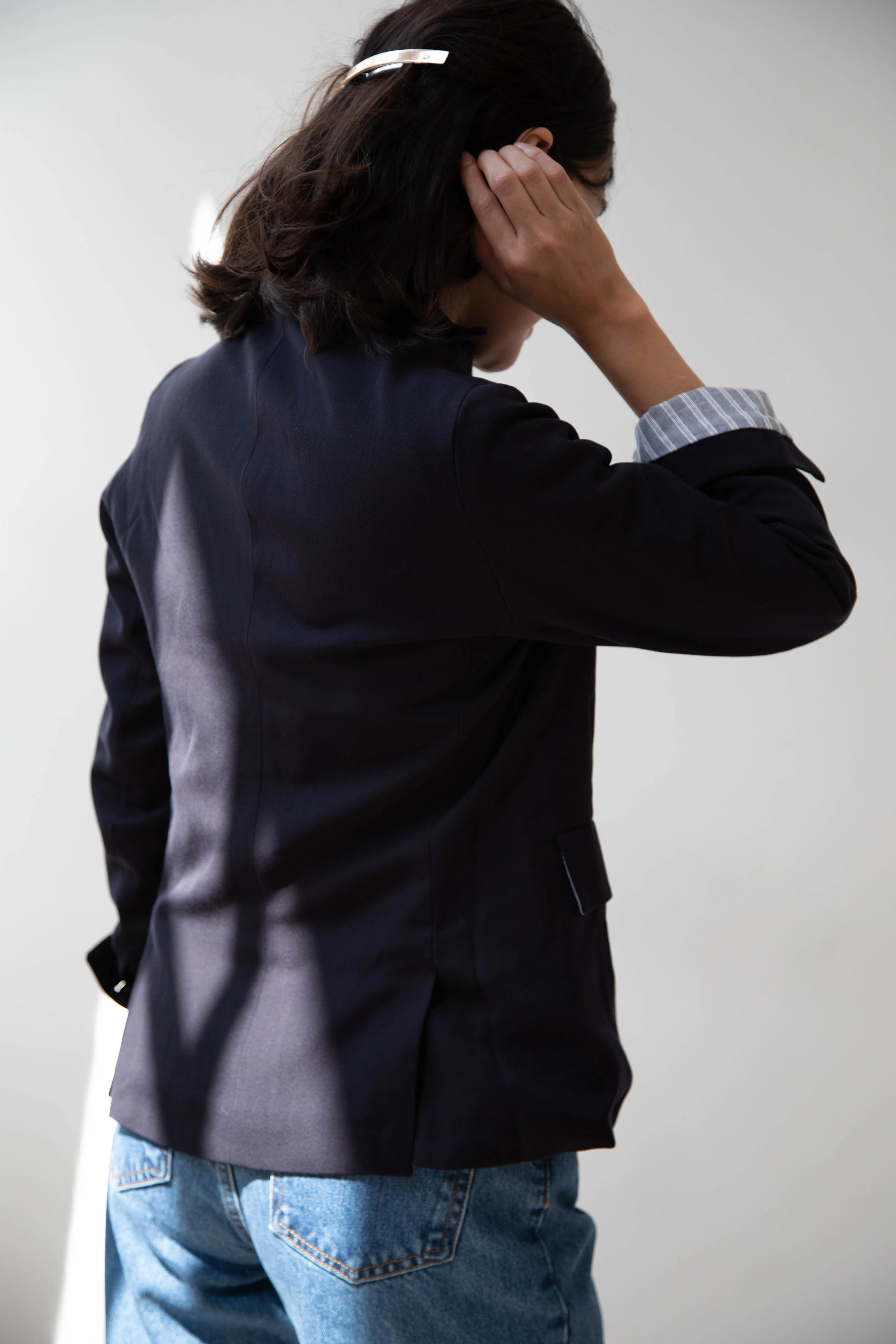 Bergfabel | Giulia Jacket in Navy Wool - Image 28