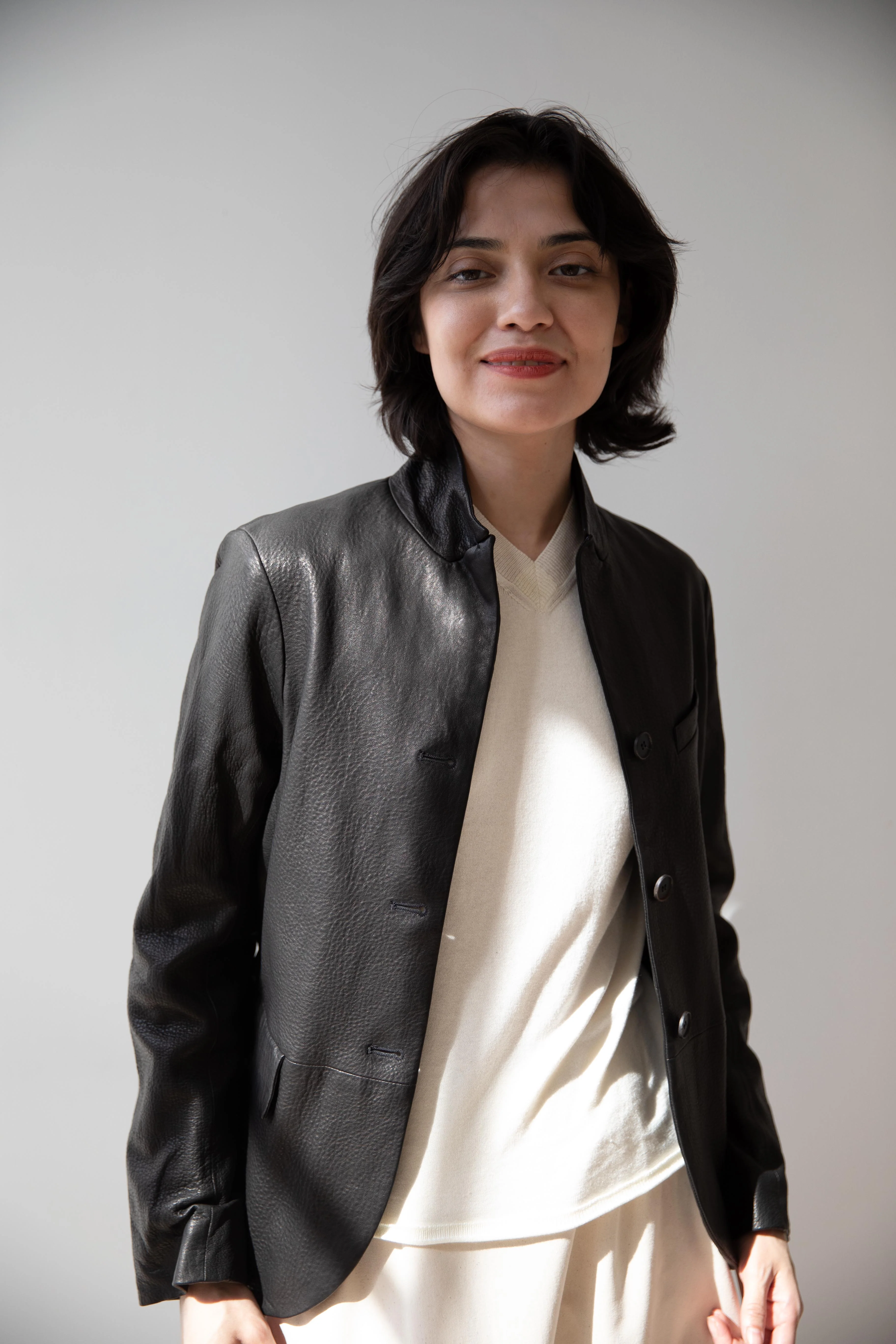 Bergfabel | Leather Tyrol Jacket in Black - Image 12