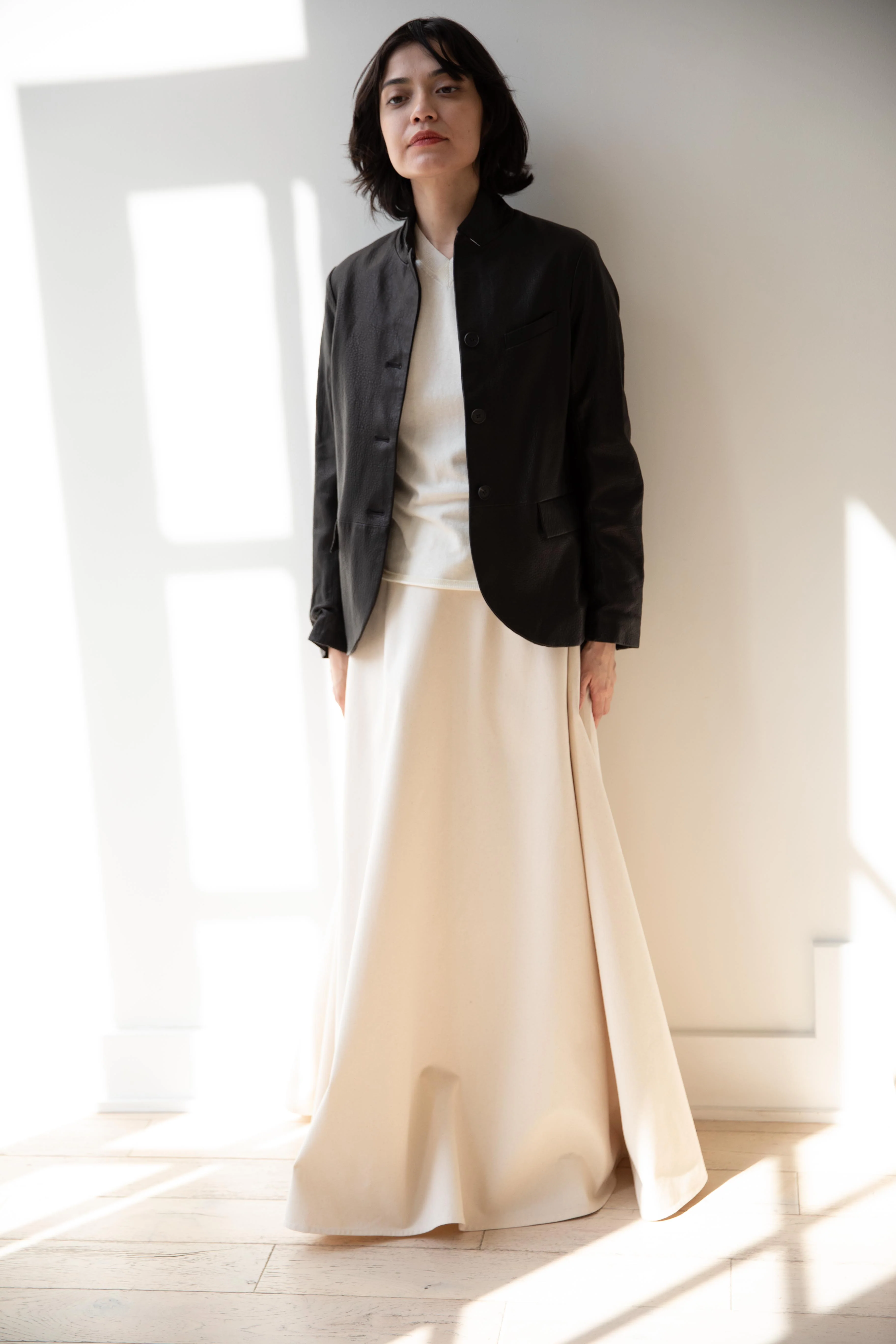 Bergfabel | Leather Tyrol Jacket in Black - Image 14