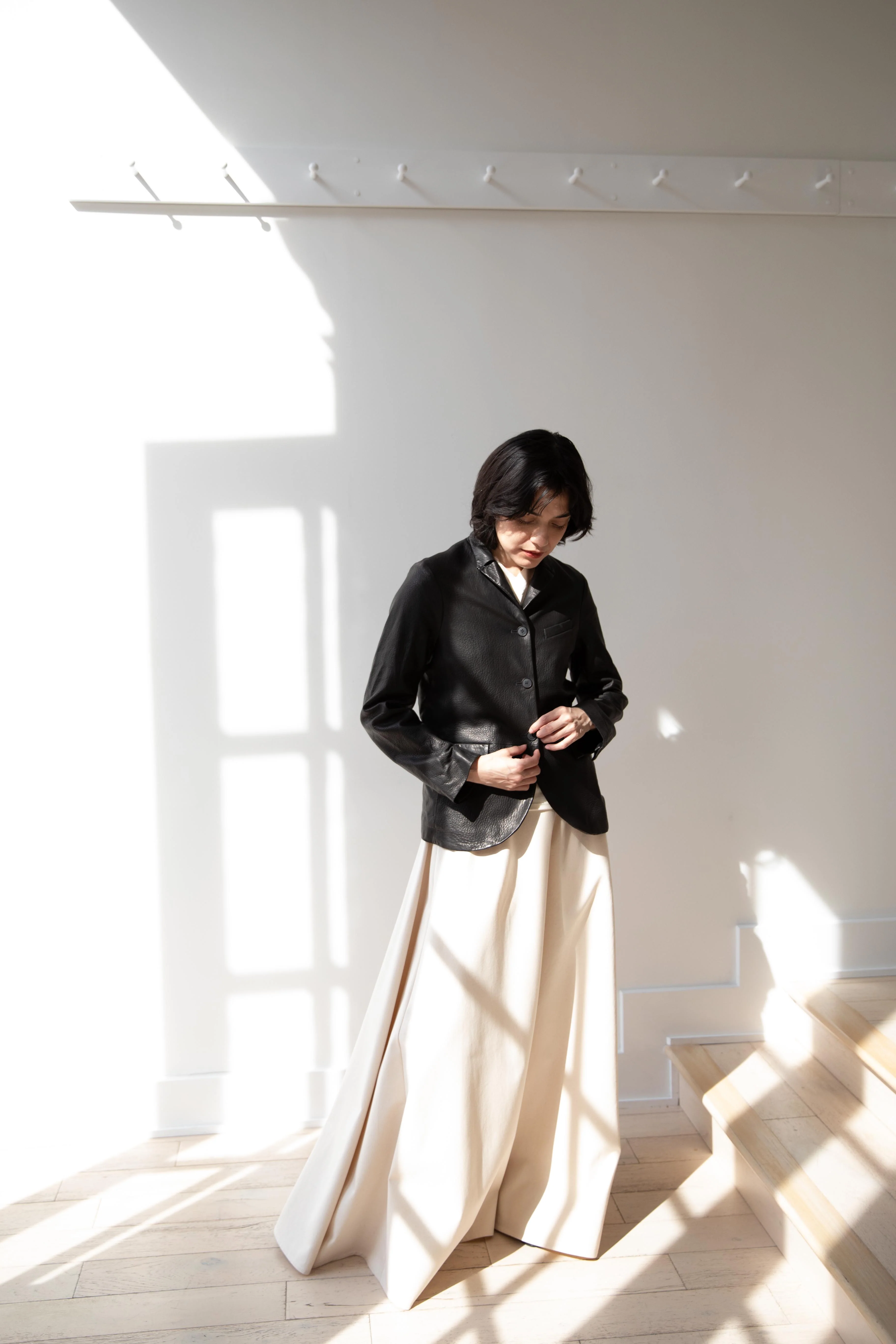 Bergfabel | Leather Tyrol Jacket in Black - Image 30