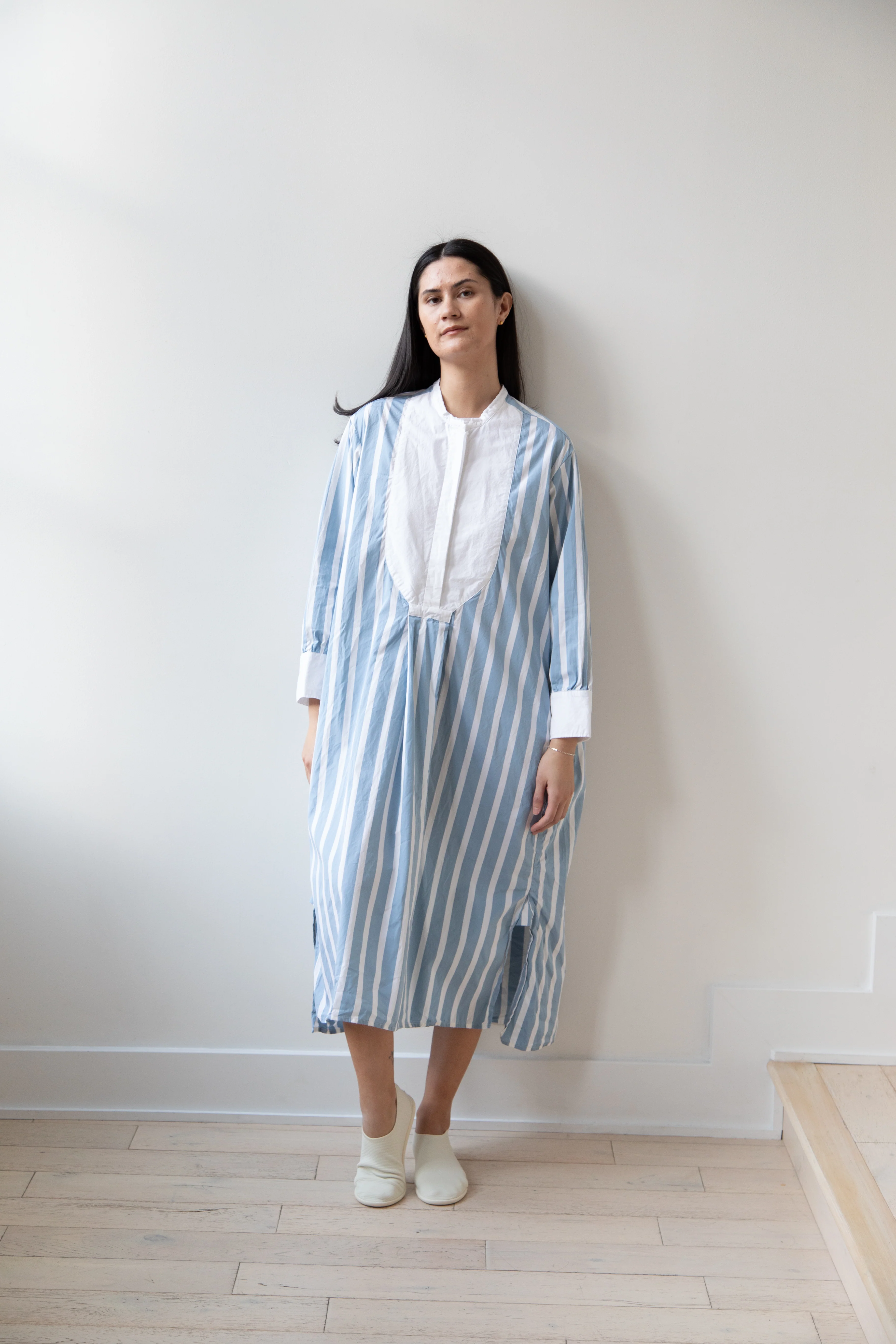 Bergfabel | Mia Dress in Big Blue Stripe - Image 27