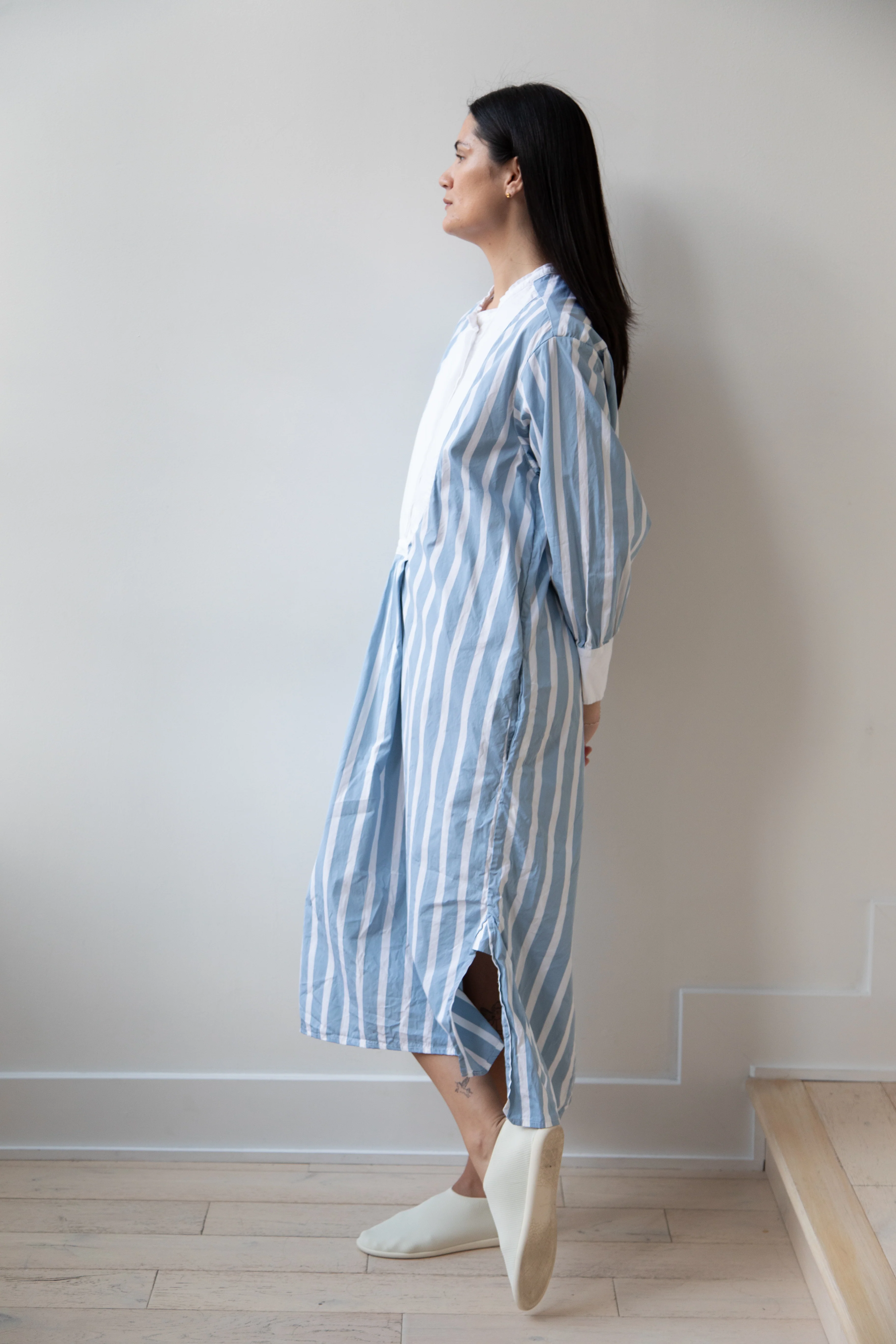 Bergfabel | Mia Dress in Big Blue Stripe - Image 29