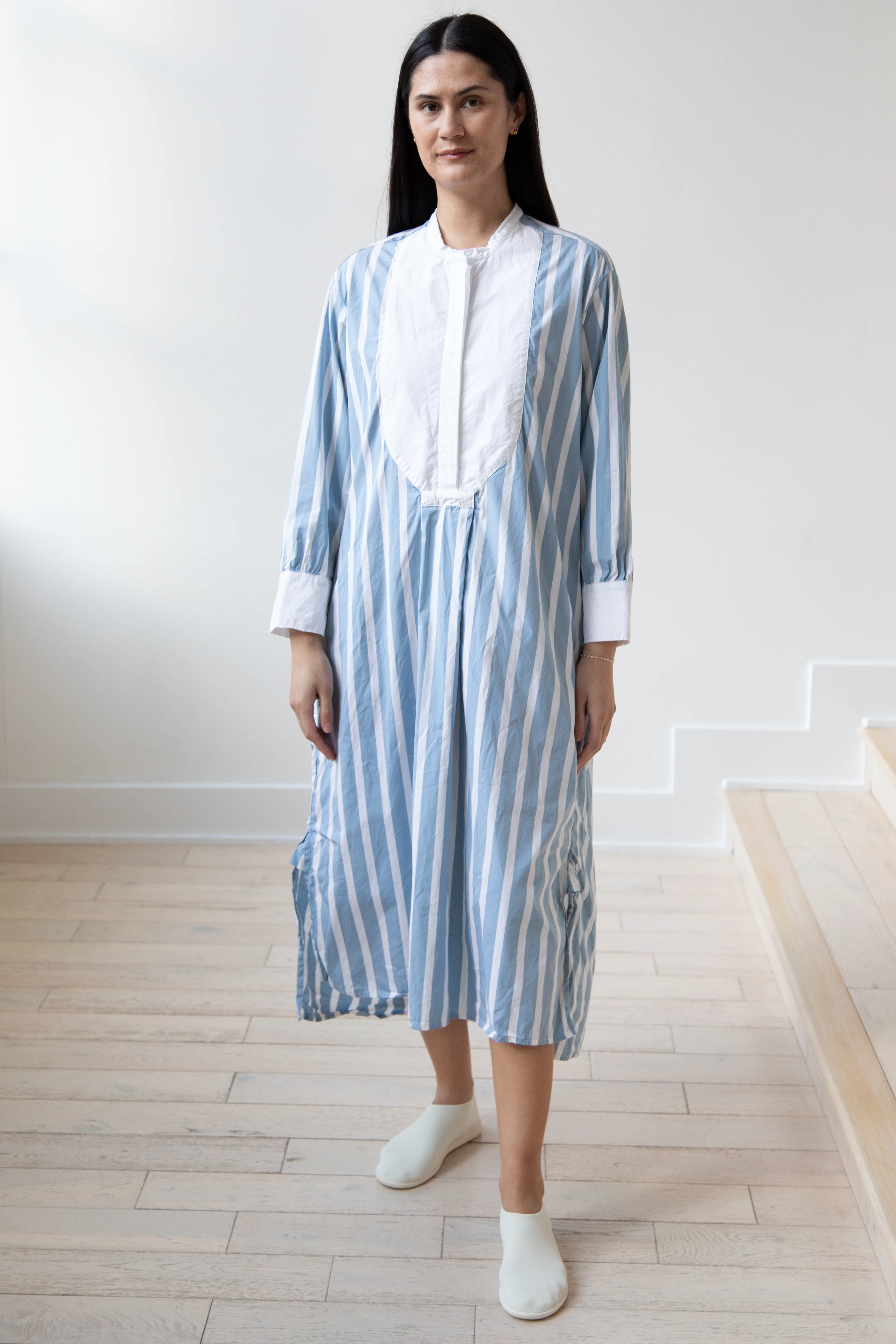 Bergfabel | Mia Dress in Big Blue Stripe - Image 7