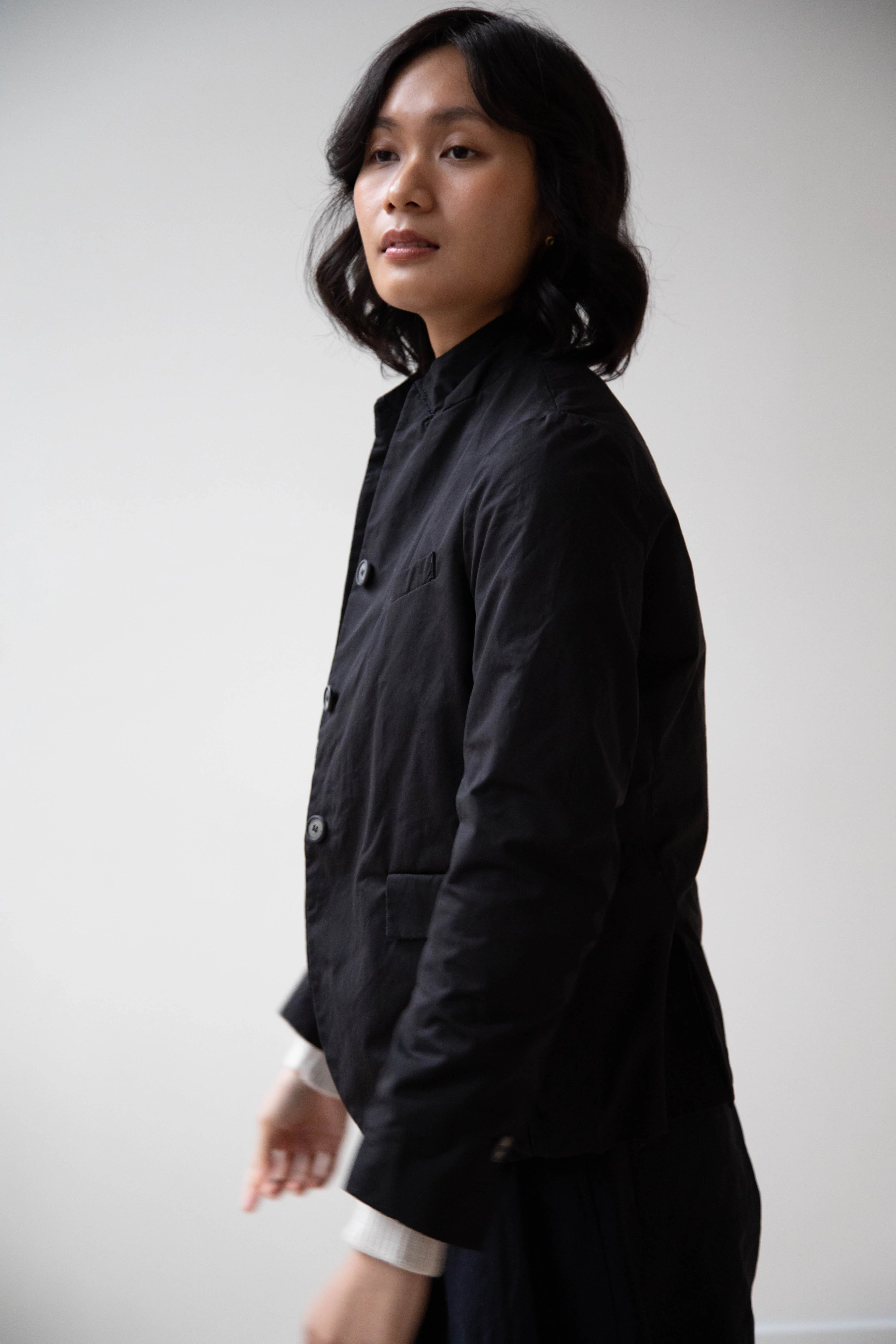 Bergfabel | Tyrol Jacket in Black Cotton - Image 7