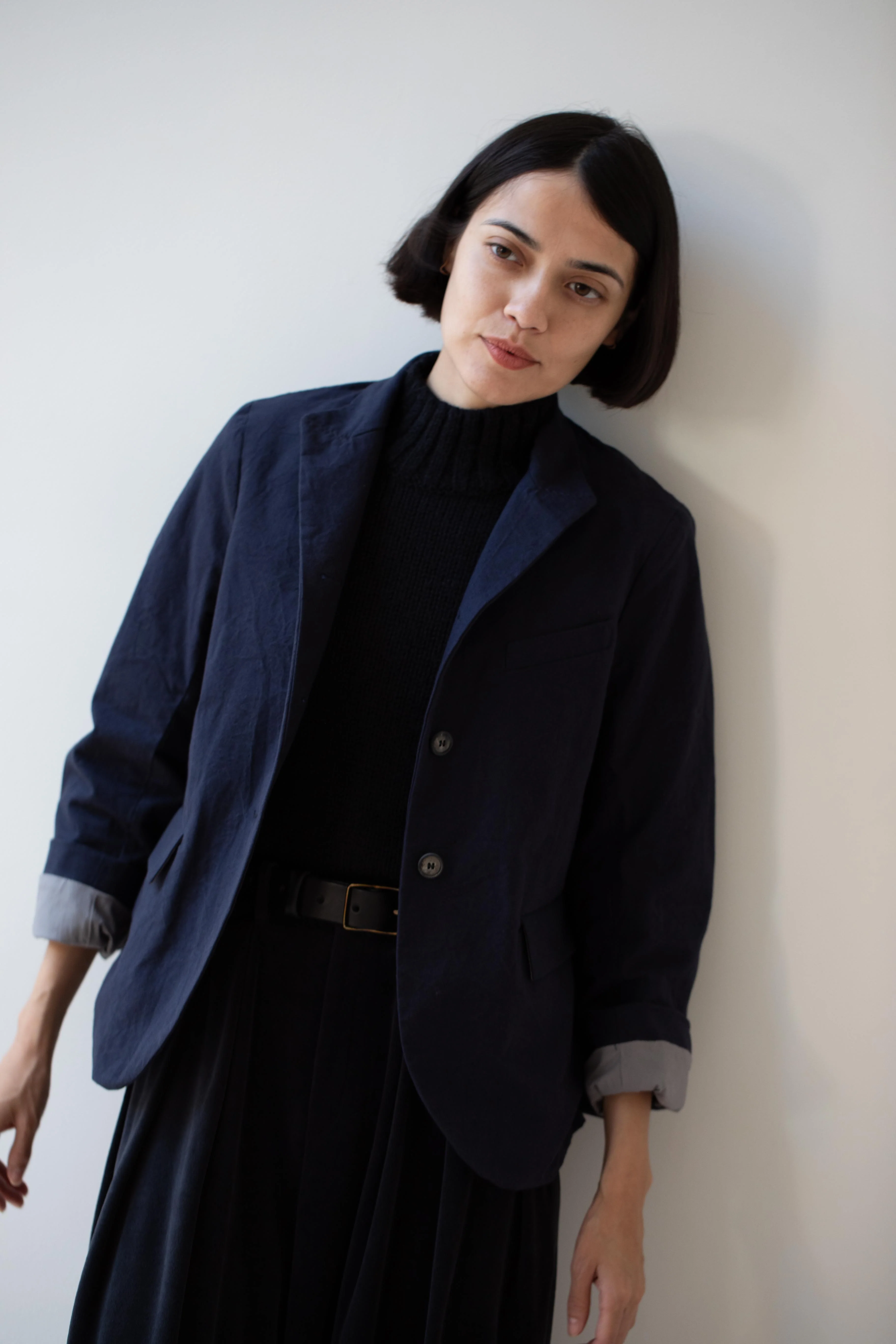Bergfabel | Tyrol Jacket in Navy Cotton - Image 24