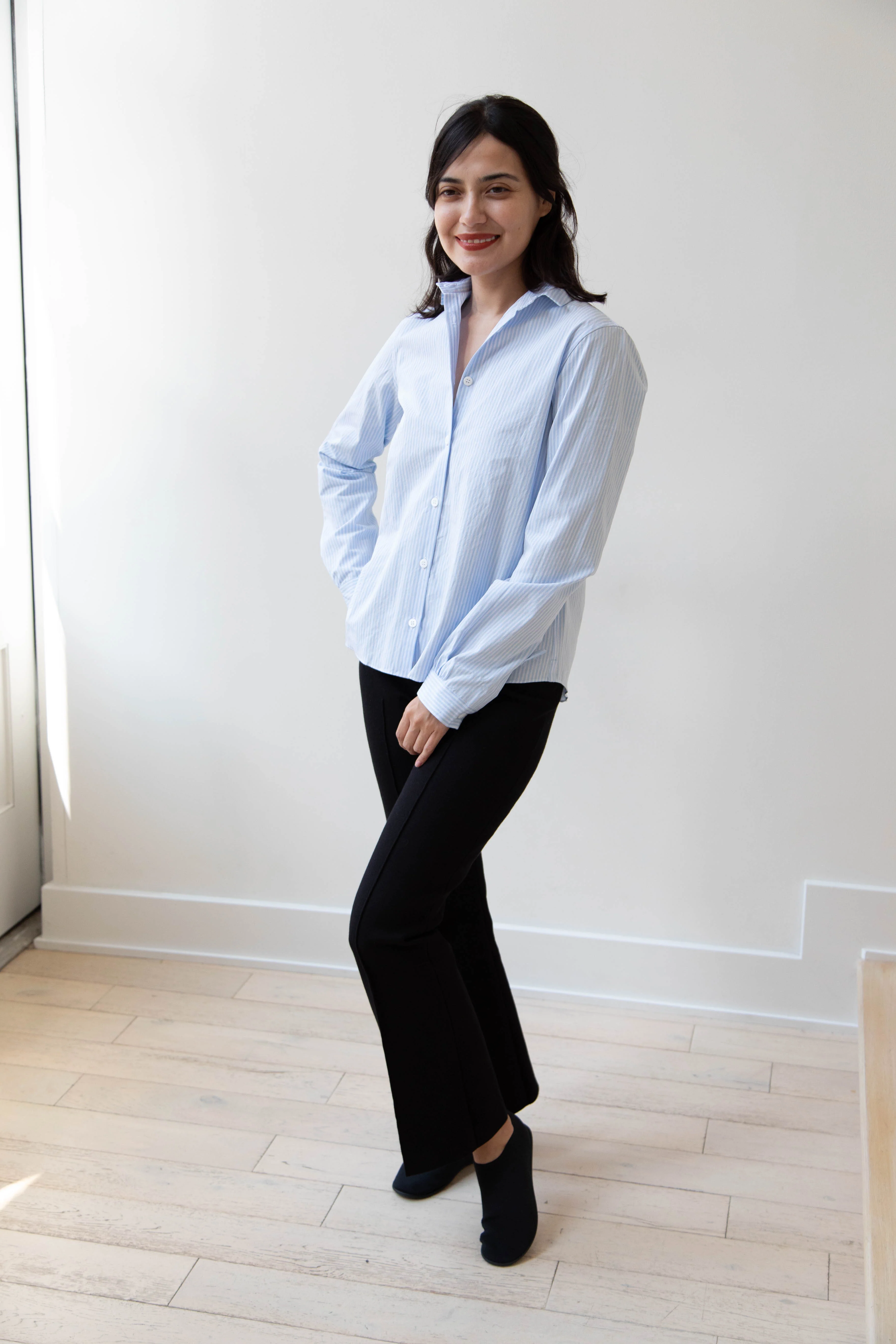 Bergfabel | Tyrol Shirt in Light Blue Stripe - Image 5