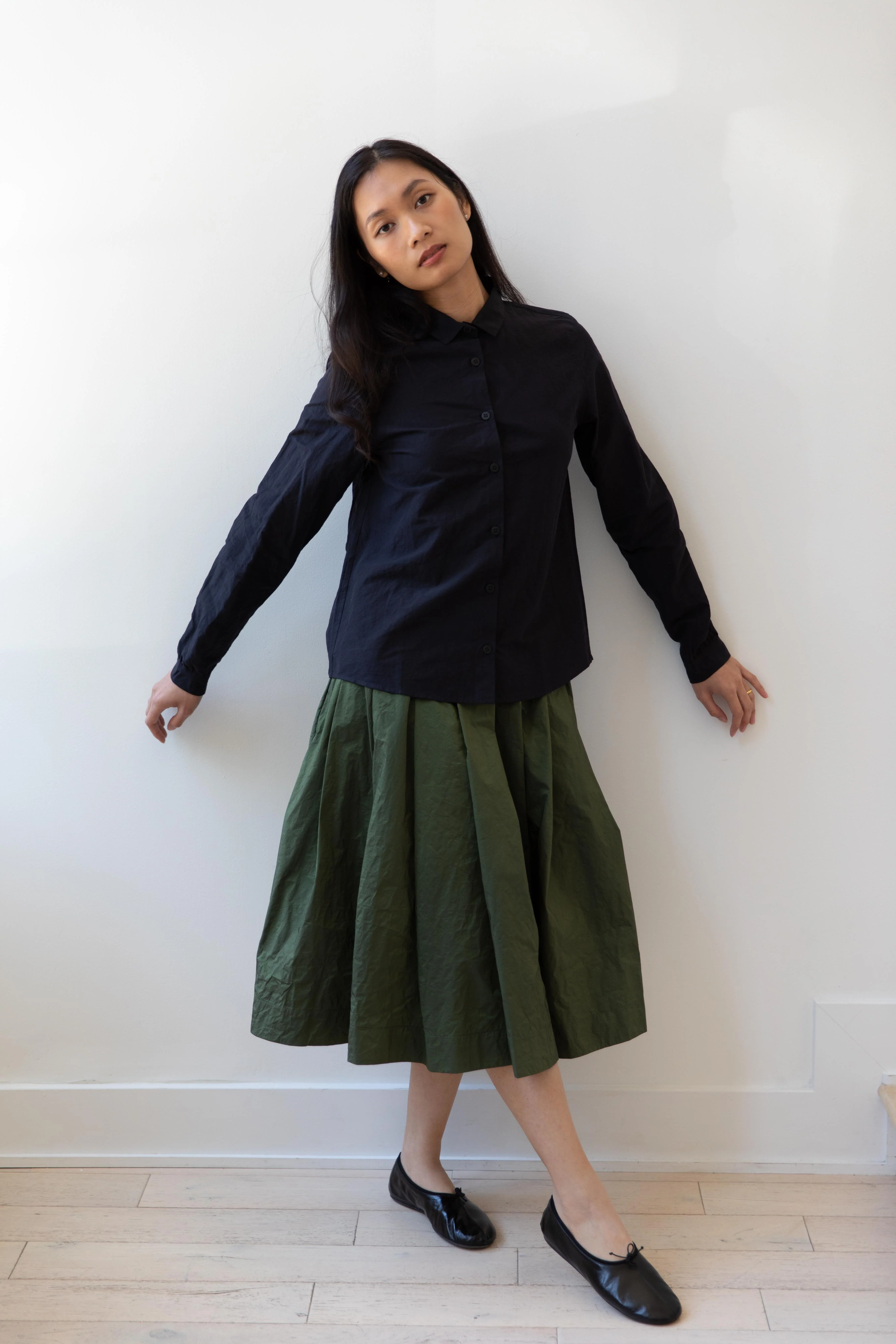 Bergfabel | Tyrol Shirt in Midnight Cotton Linen - Image 12