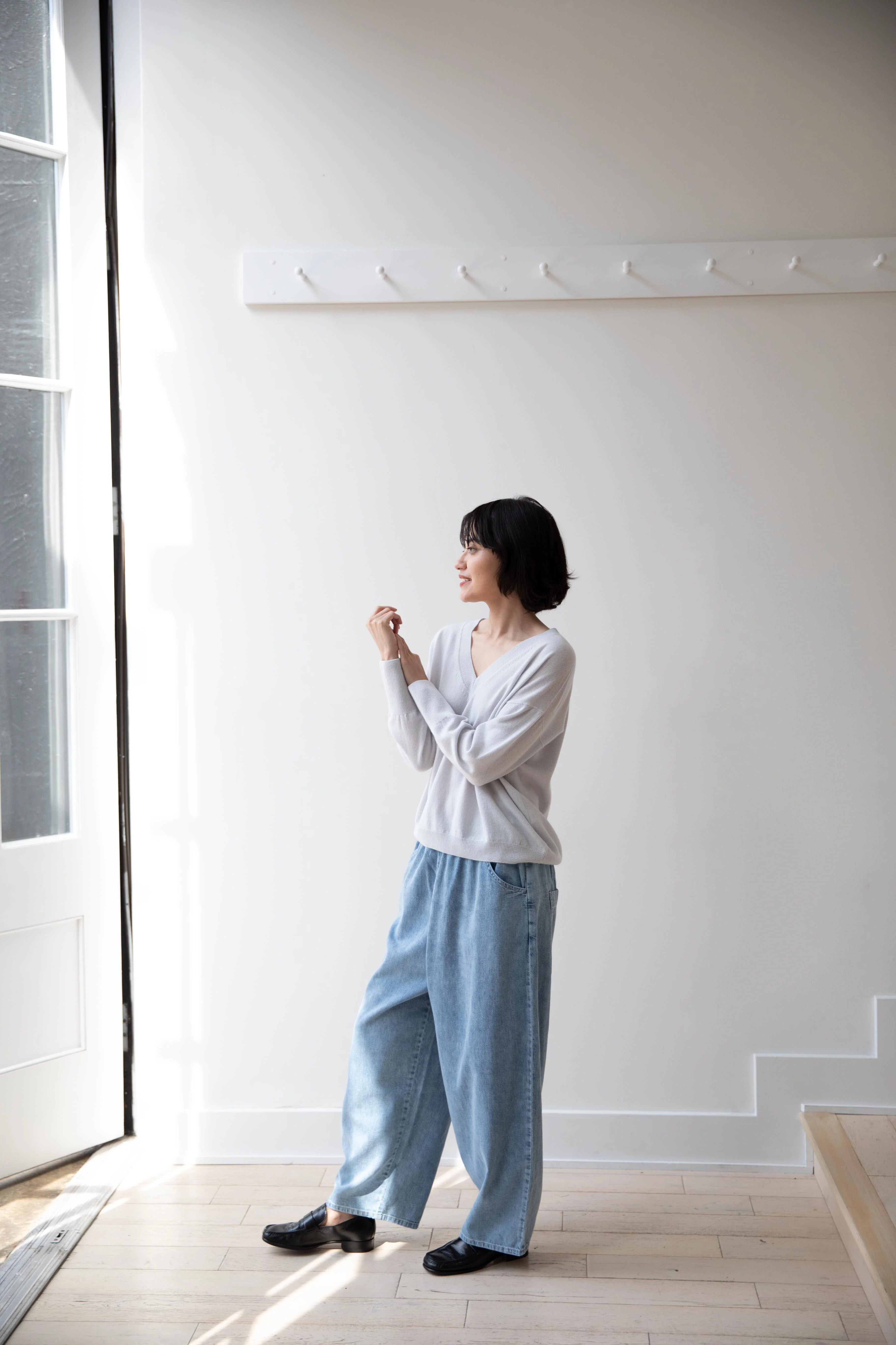 Bergfabel | Vivi Pulli in Pale Blue - Image 13