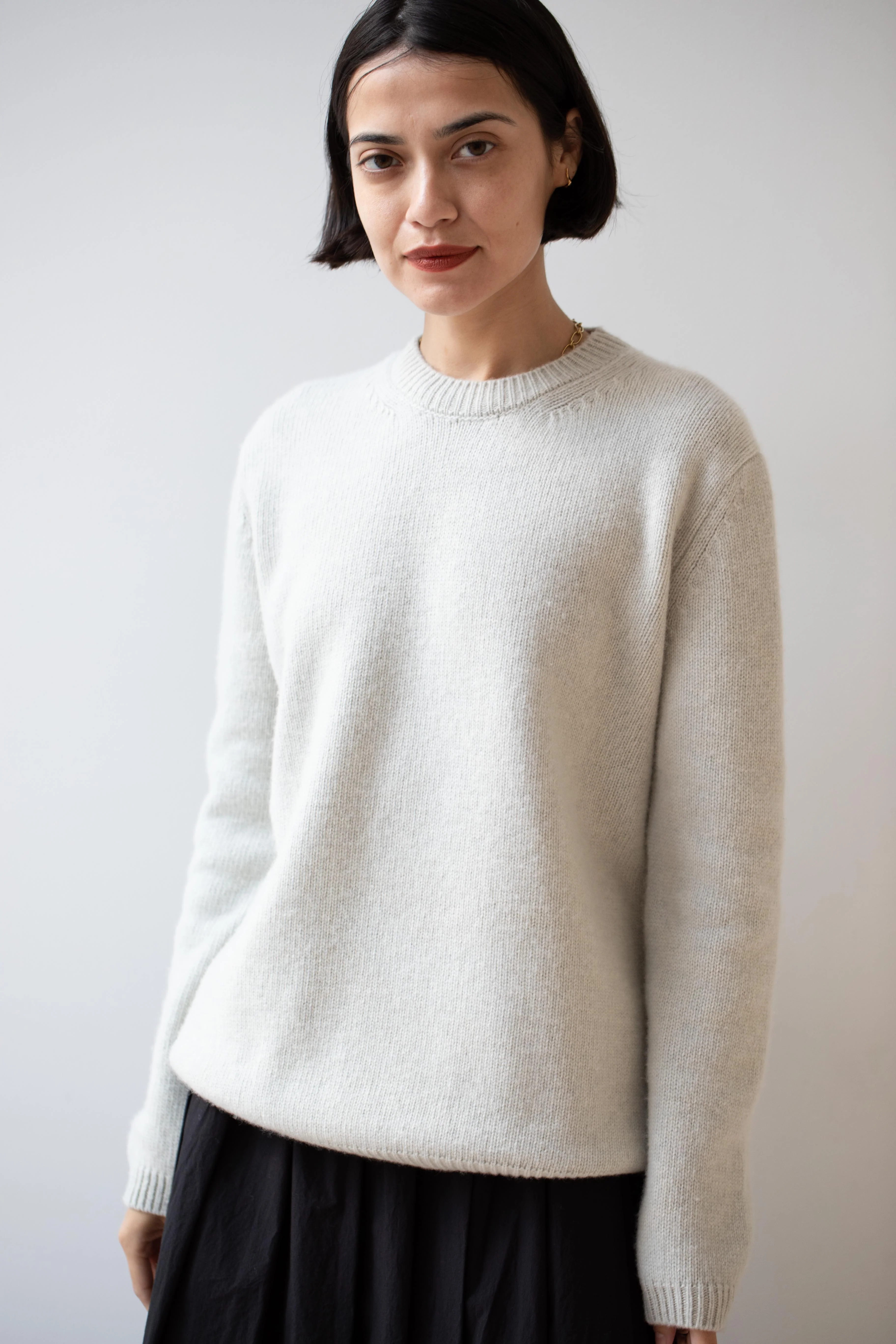 Bergfabel | Wool Cashmere Sweater in Ice - Image 3