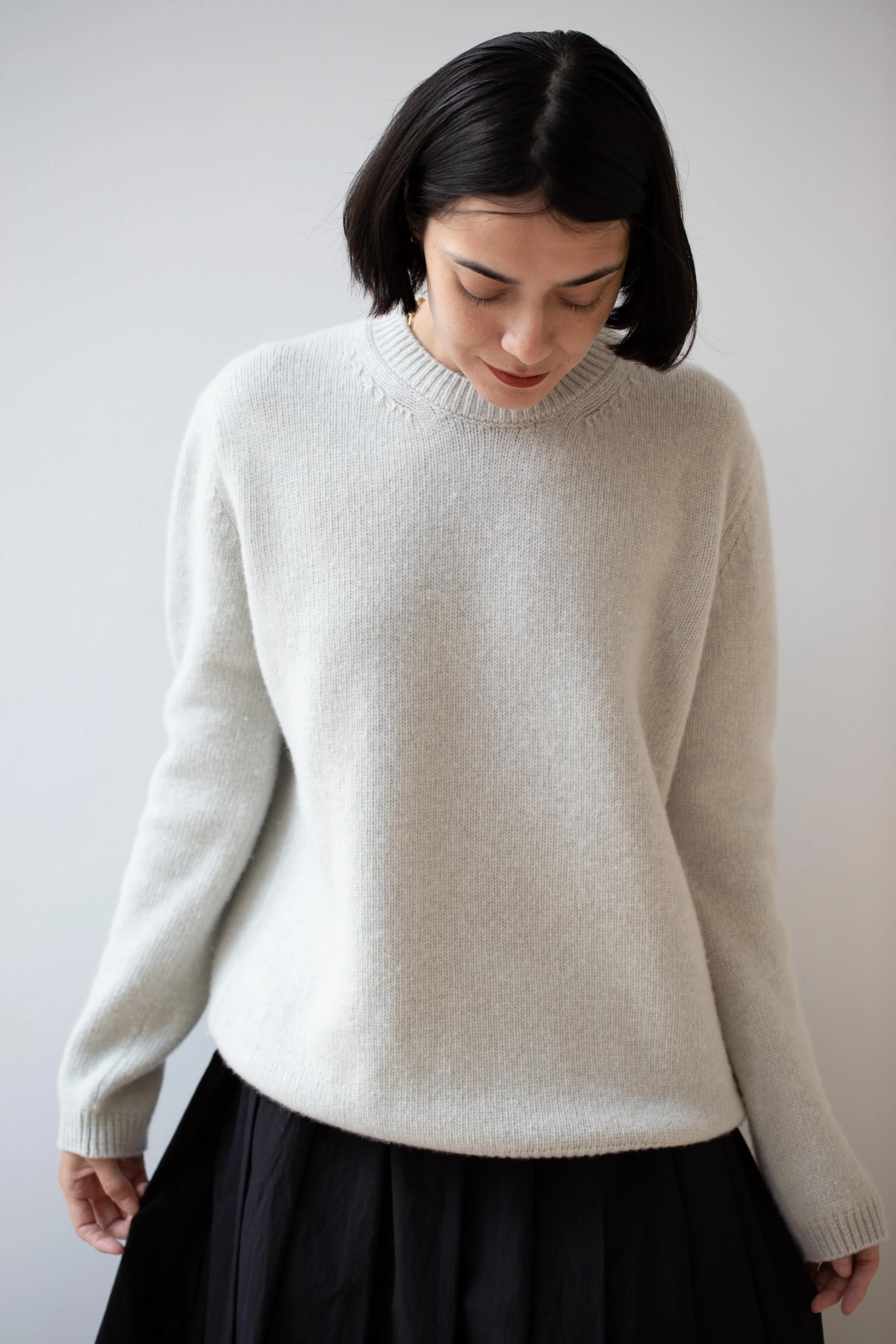 Bergfabel | Wool Cashmere Sweater in Ice - Image 4