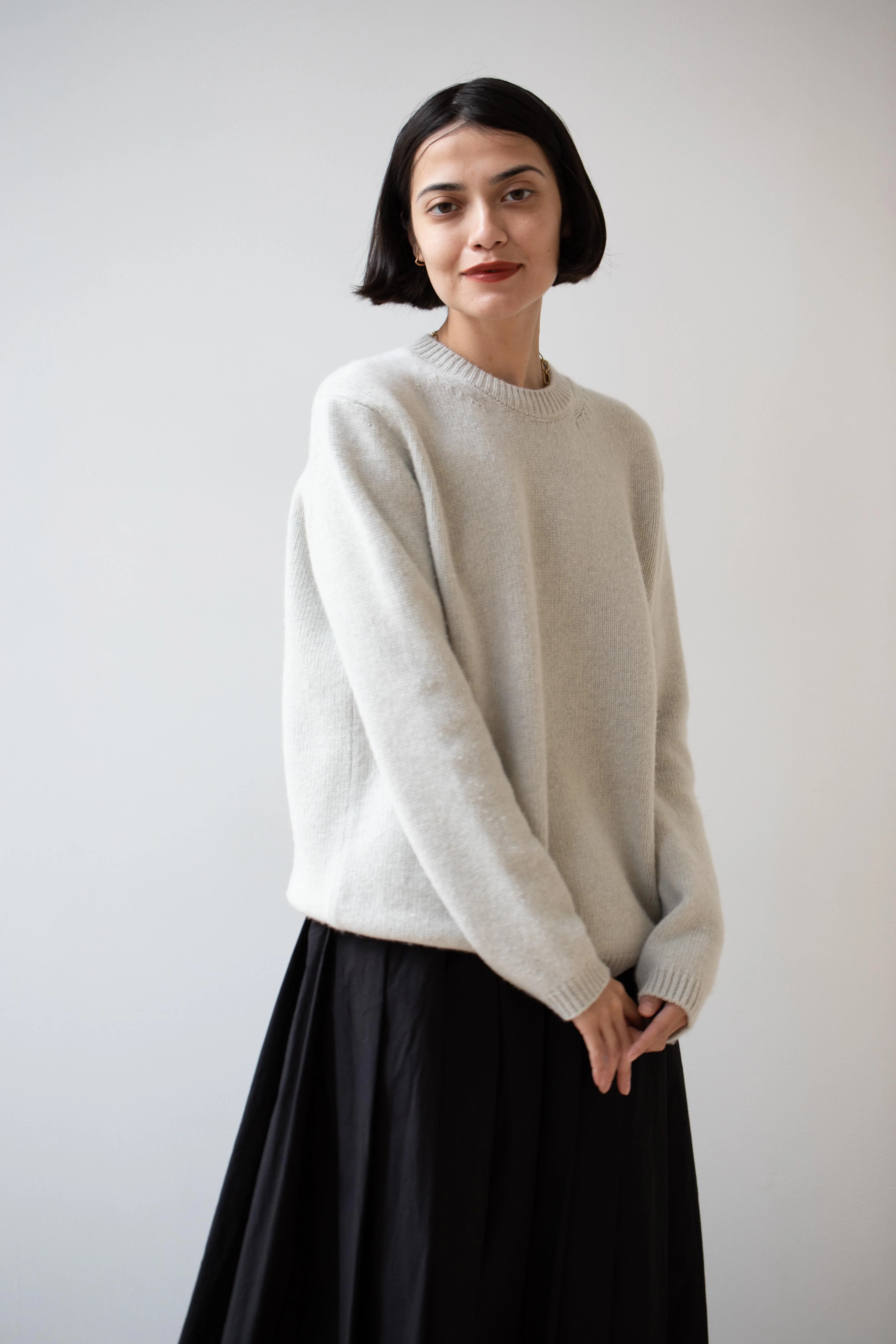 Bergfabel | Wool Cashmere Sweater in Ice - Image 5