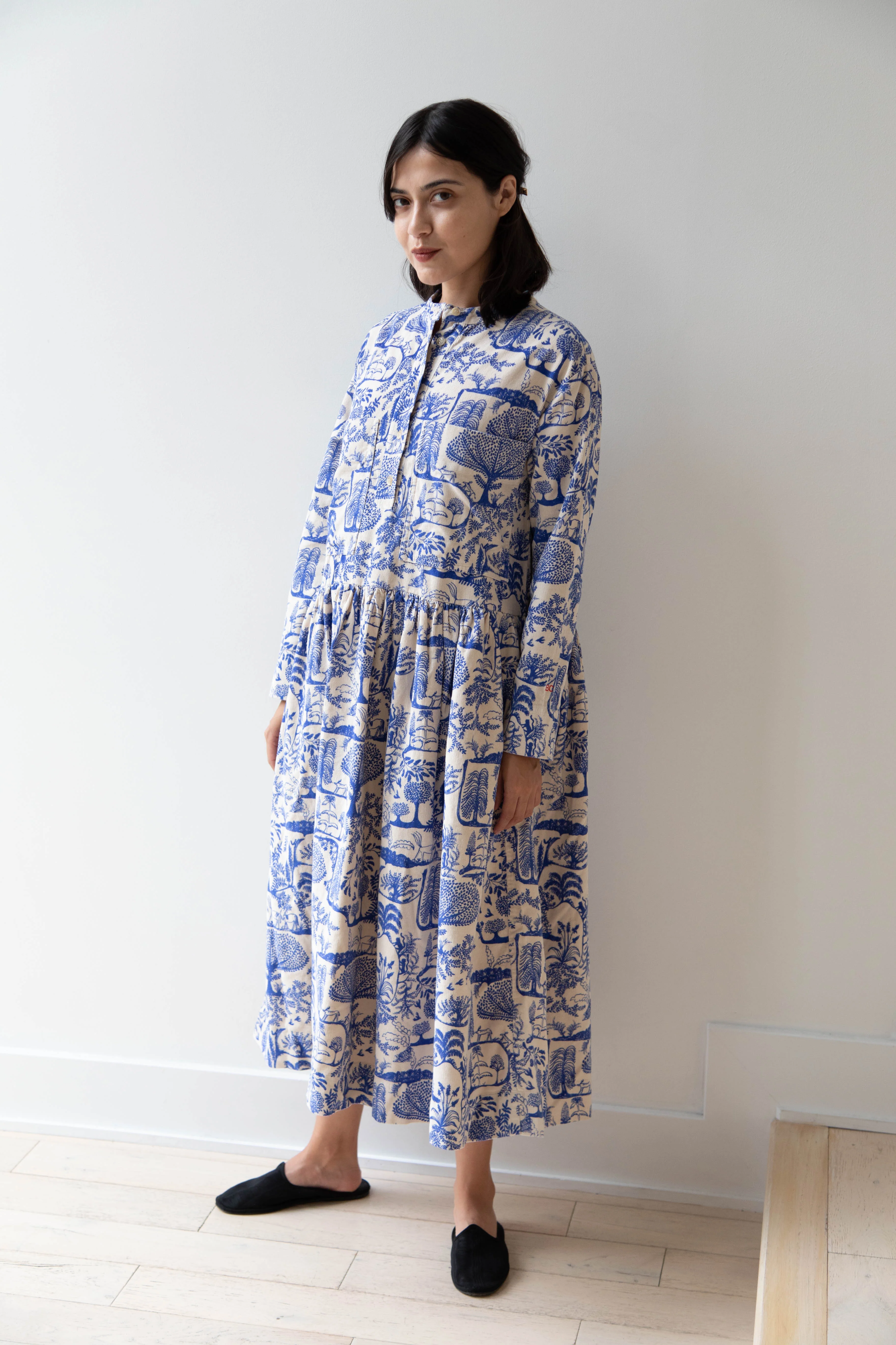 Bobo Choses | Wonderland Printed Corduroy Dress - Image 15