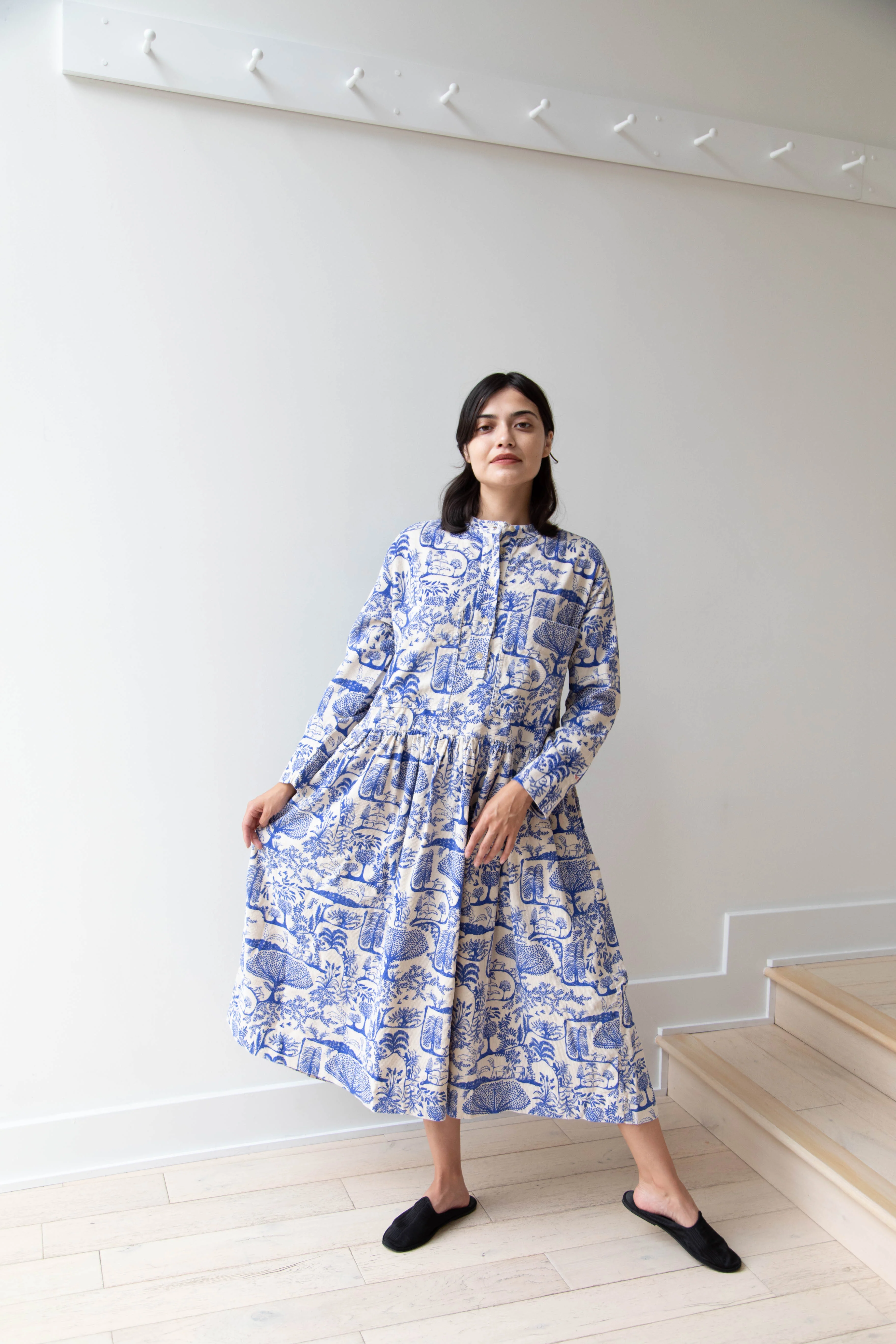 Bobo Choses | Wonderland Printed Corduroy Dress - Image 21