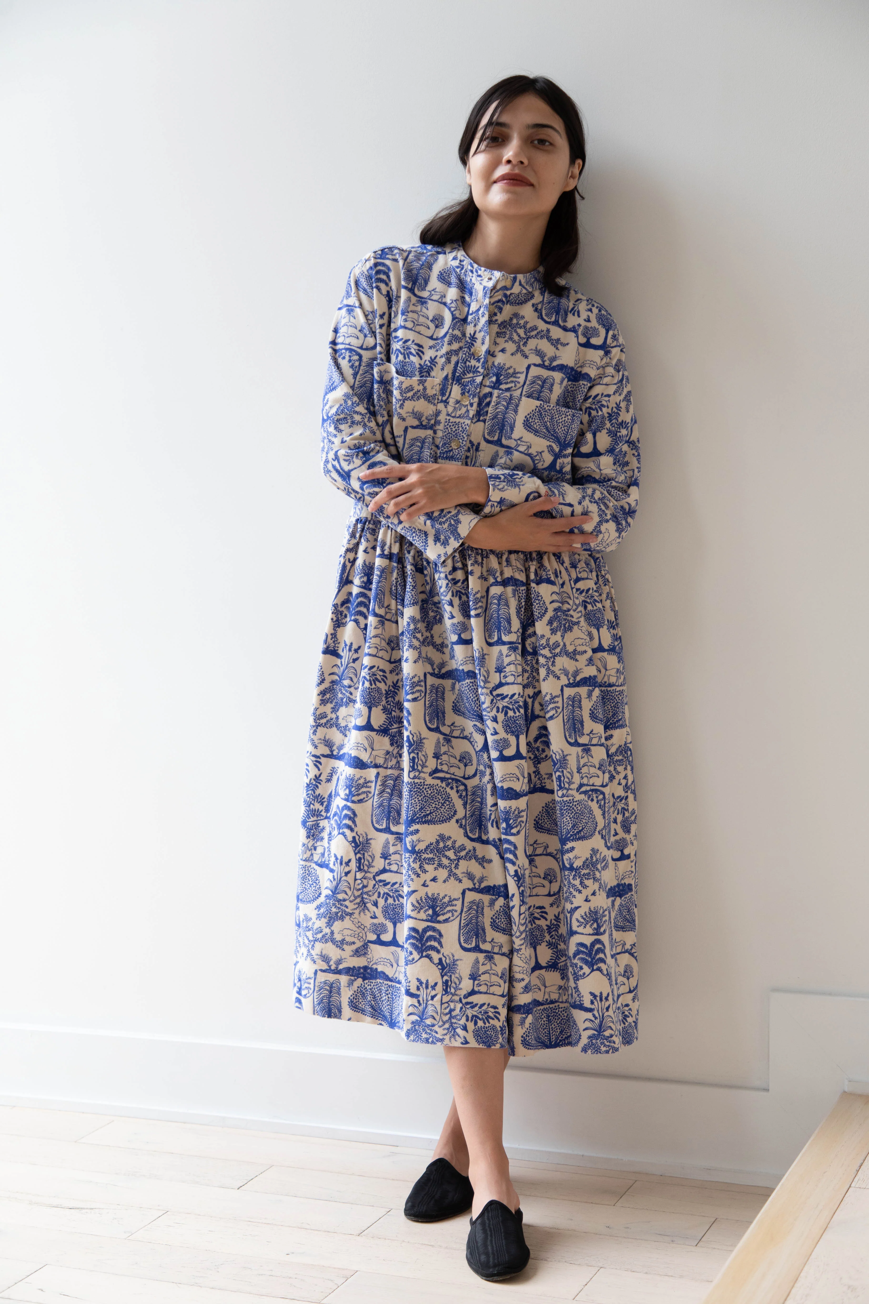 Bobo Choses | Wonderland Printed Corduroy Dress - Image 30