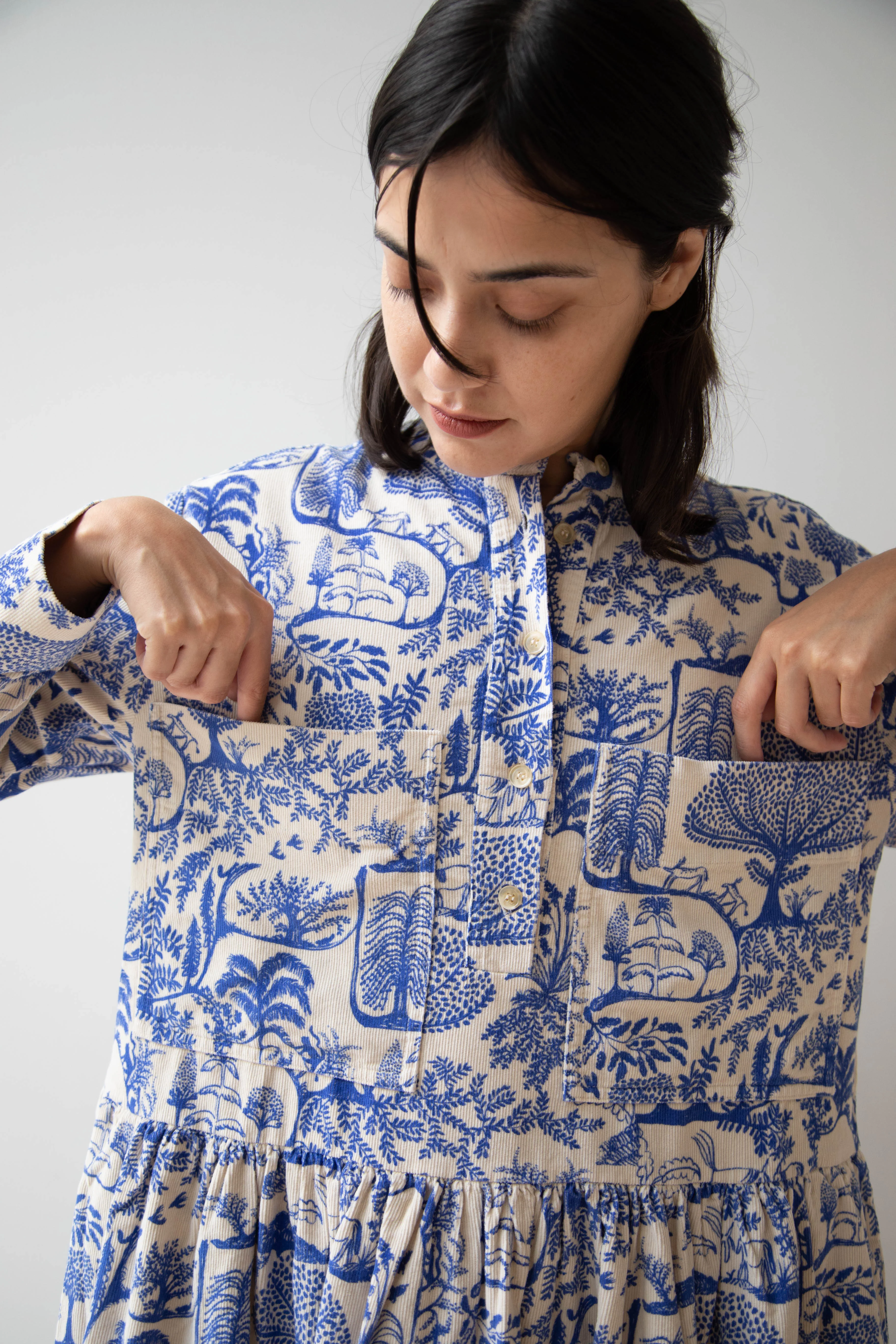 Bobo Choses | Wonderland Printed Corduroy Dress - Image 36
