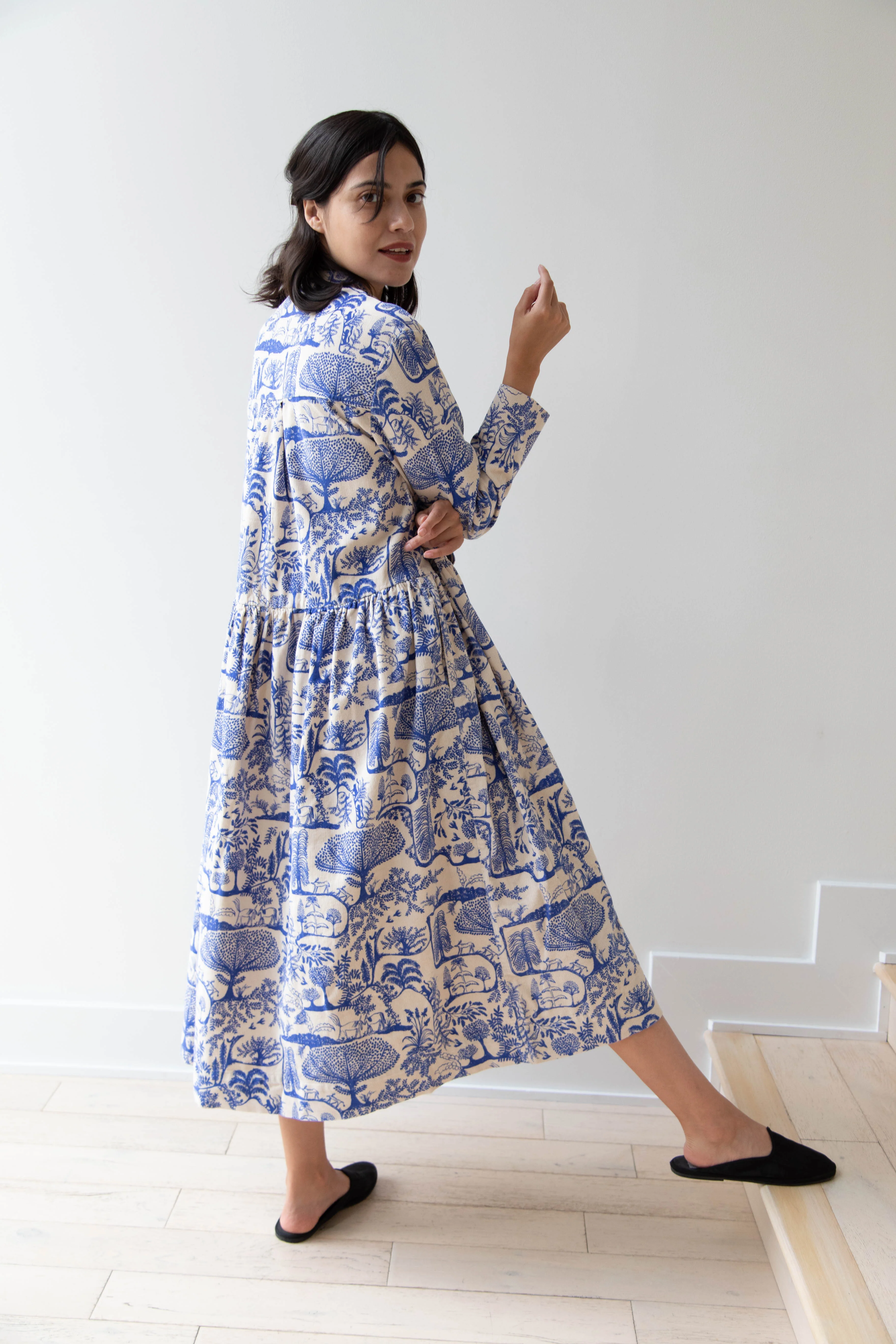 Bobo Choses | Wonderland Printed Corduroy Dress - Image 38