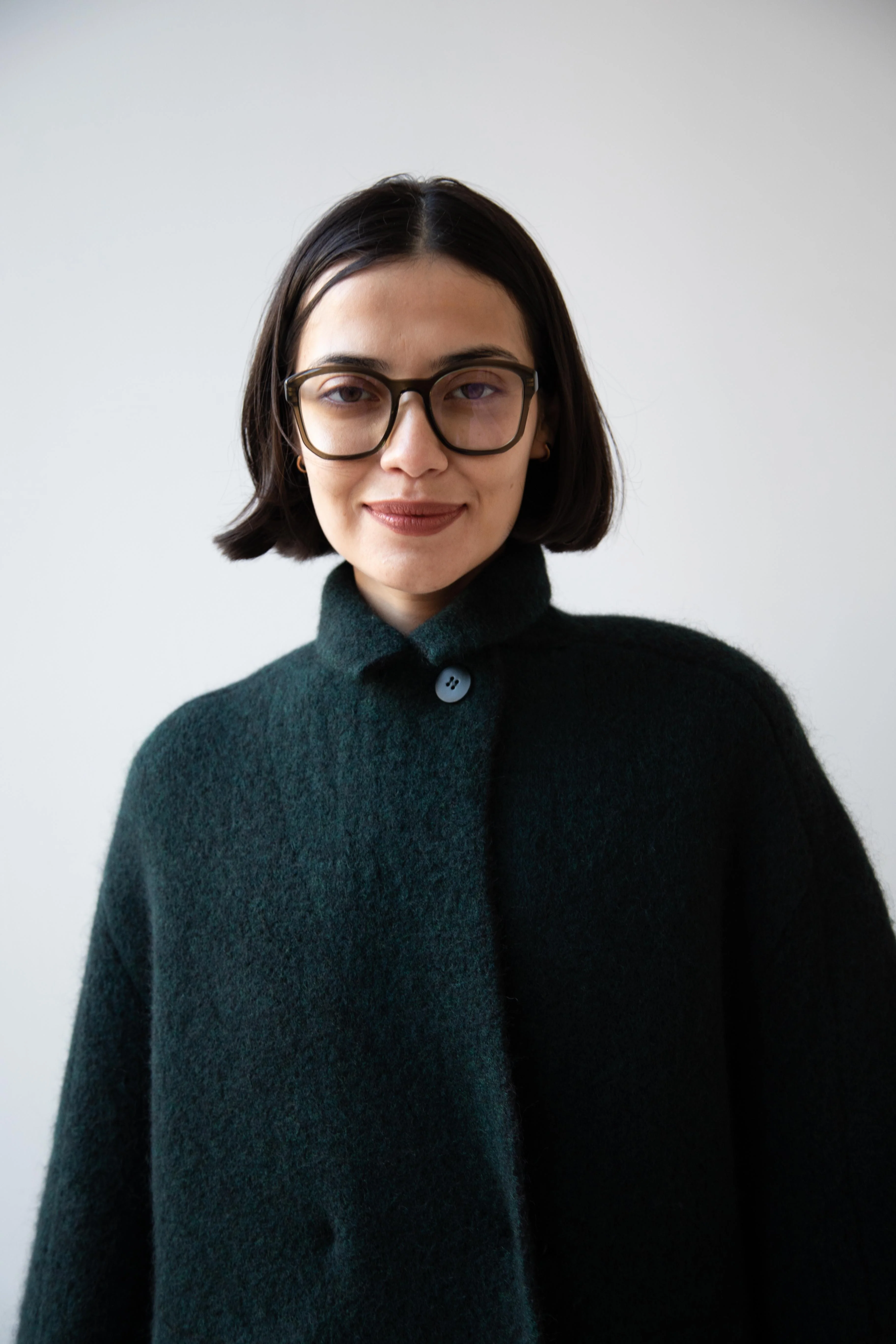 Boboutic | Bob's Double Breasted Coat in Dark Green - Image 6