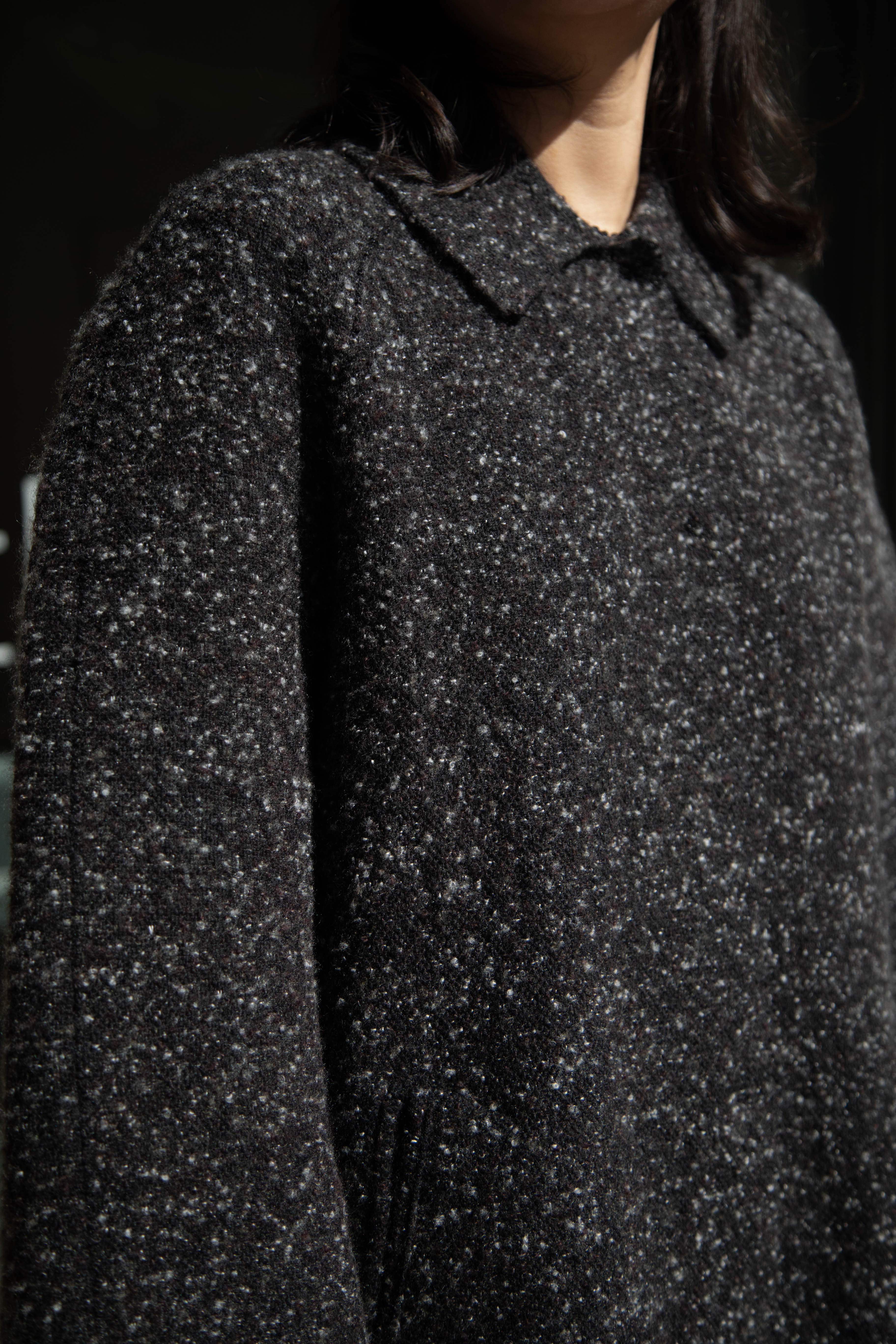 Boboutic | Canvas Lined With Love Coat in Black Mix - Image 10