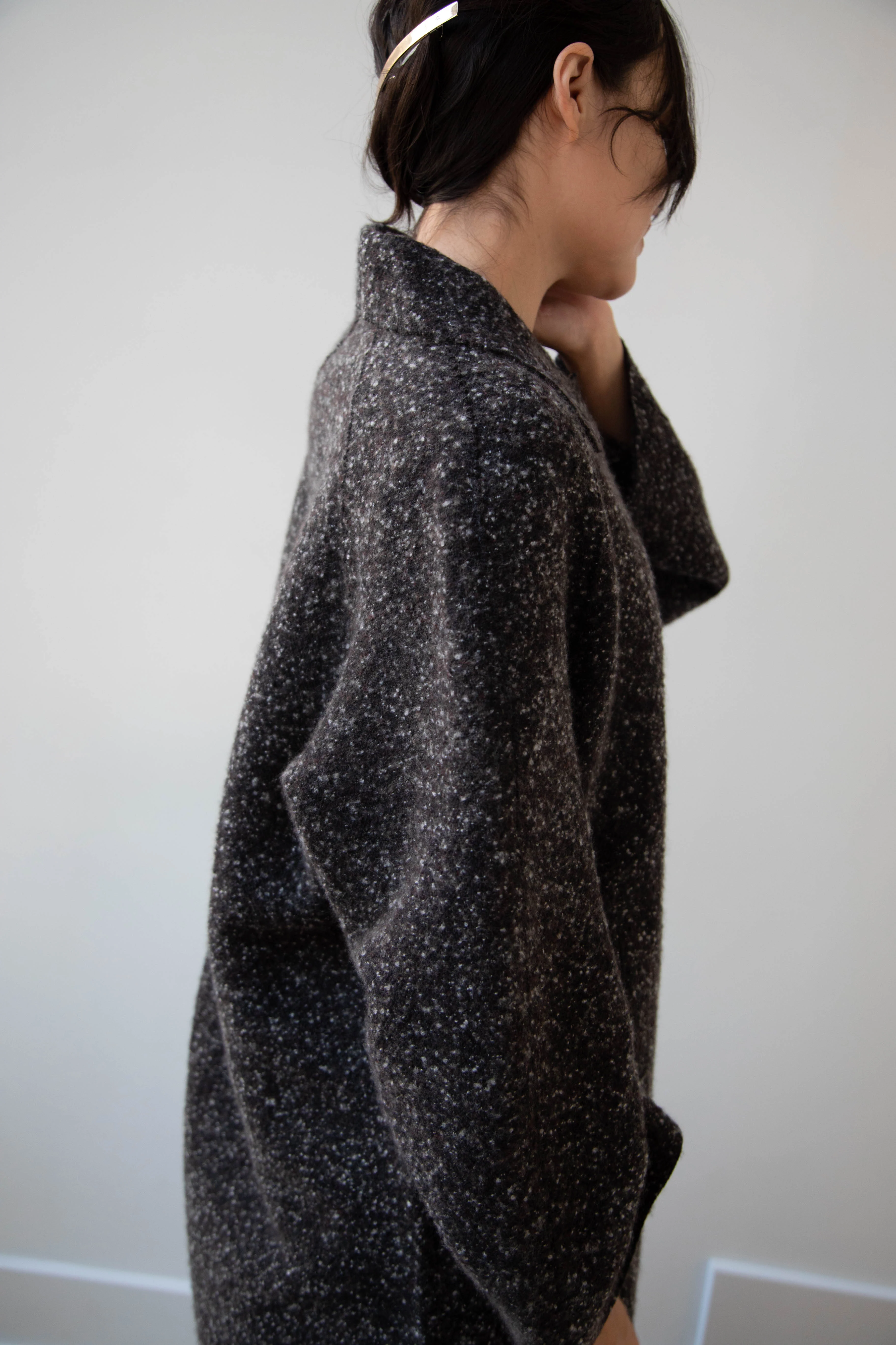 Boboutic | Canvas Lined With Love Coat in Black Mix - Image 24