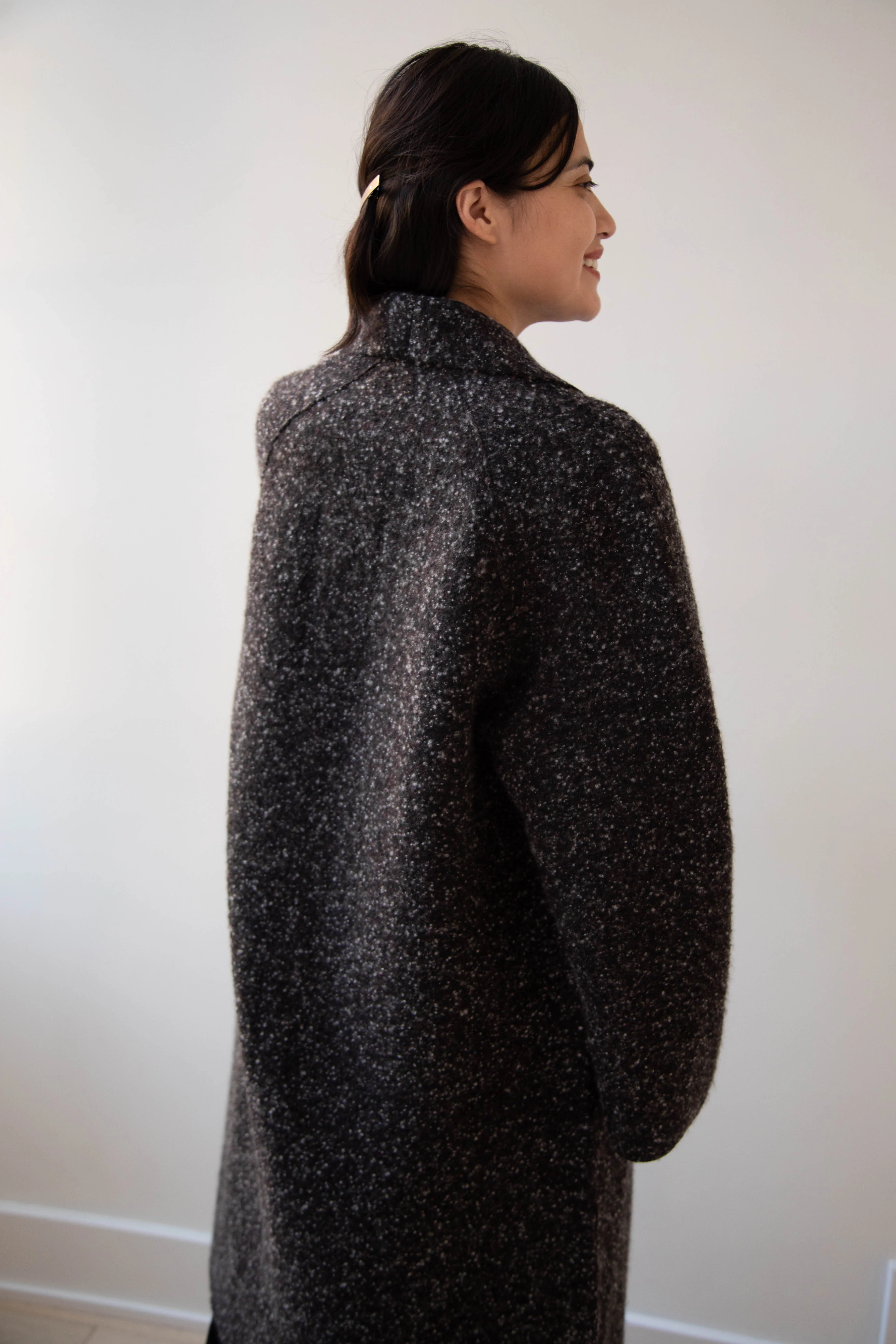 Boboutic | Canvas Lined With Love Coat in Black Mix - Image 27