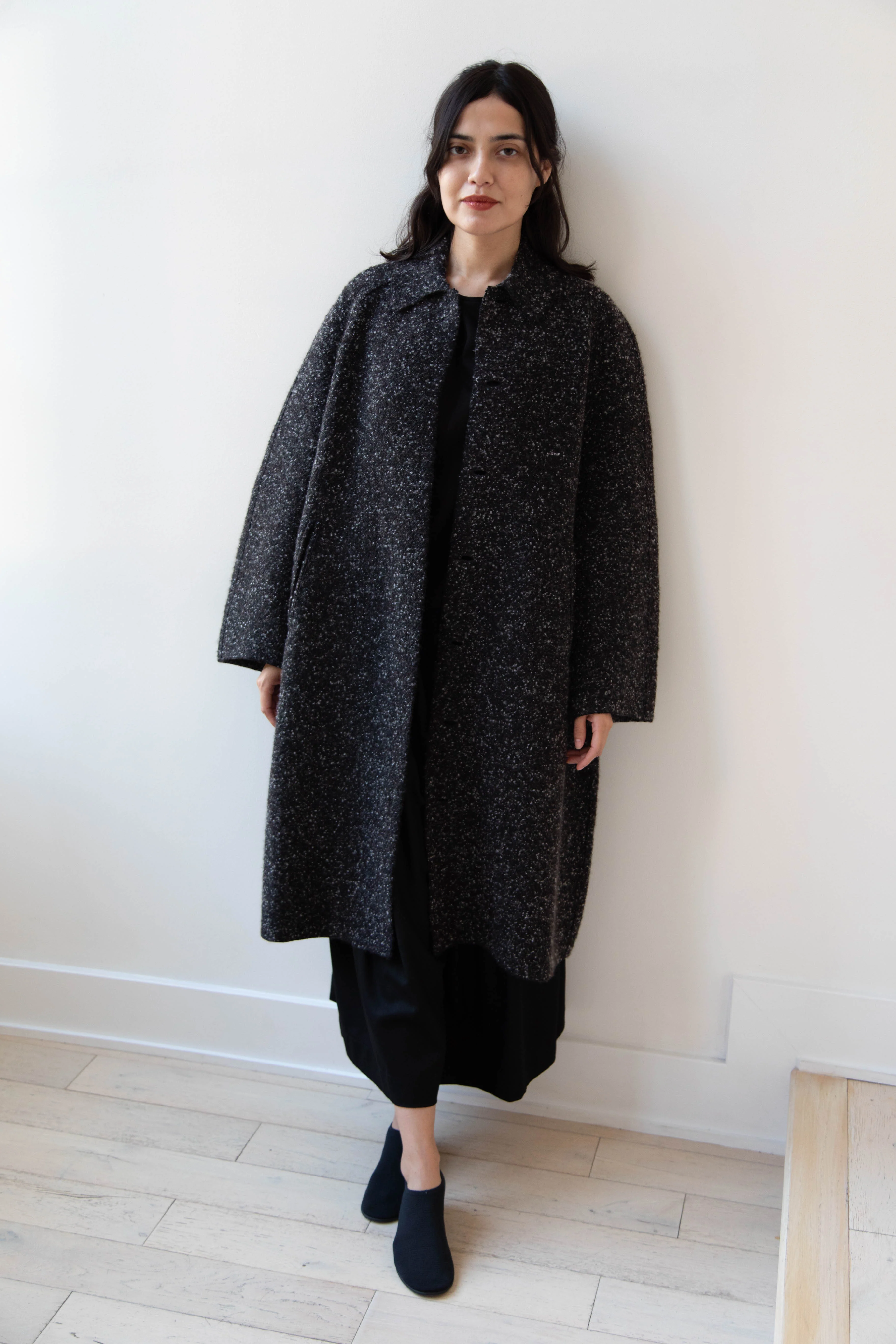 Boboutic | Canvas Lined With Love Coat in Black Mix - Image 38