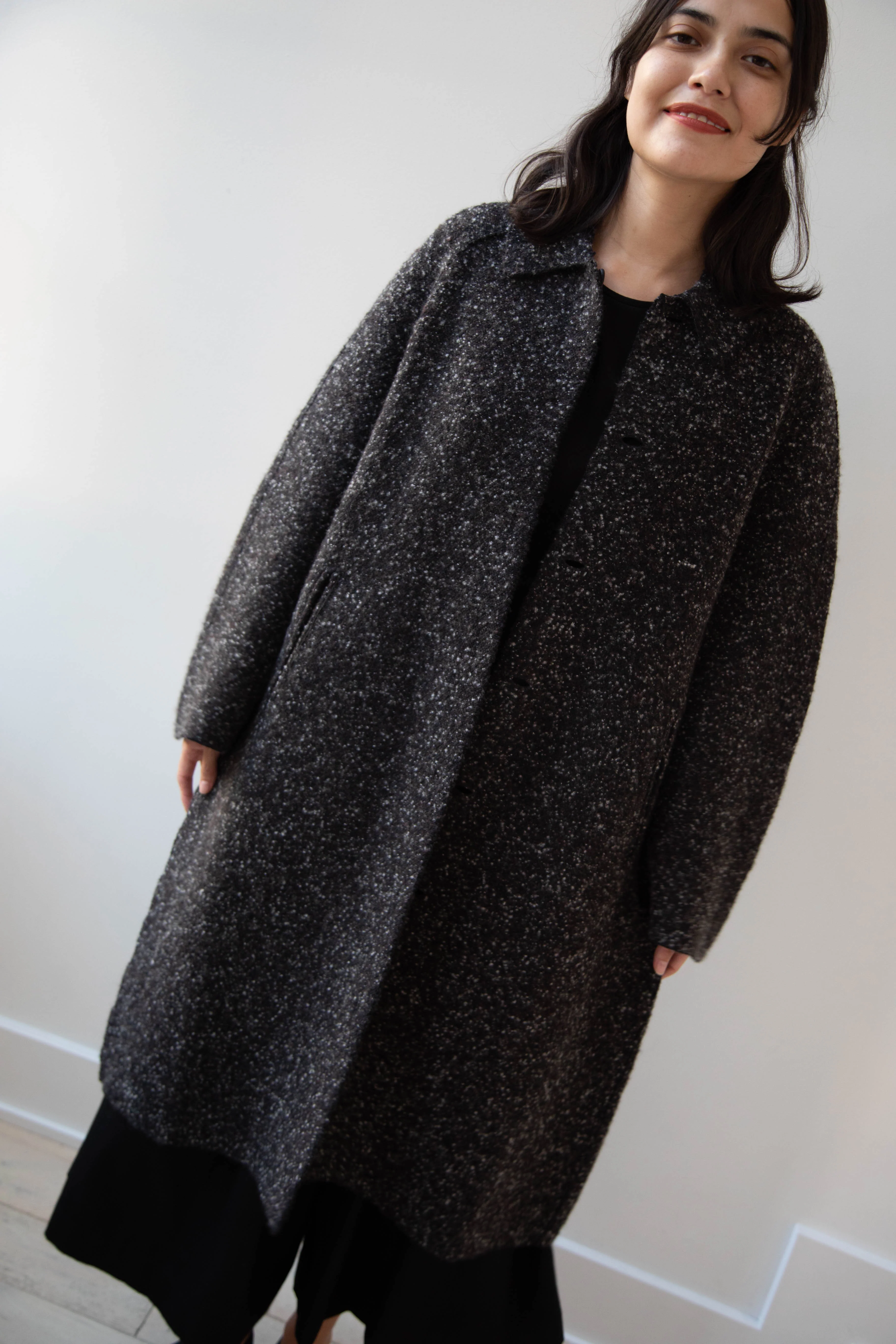 Boboutic | Canvas Lined With Love Coat in Black Mix - Image 42