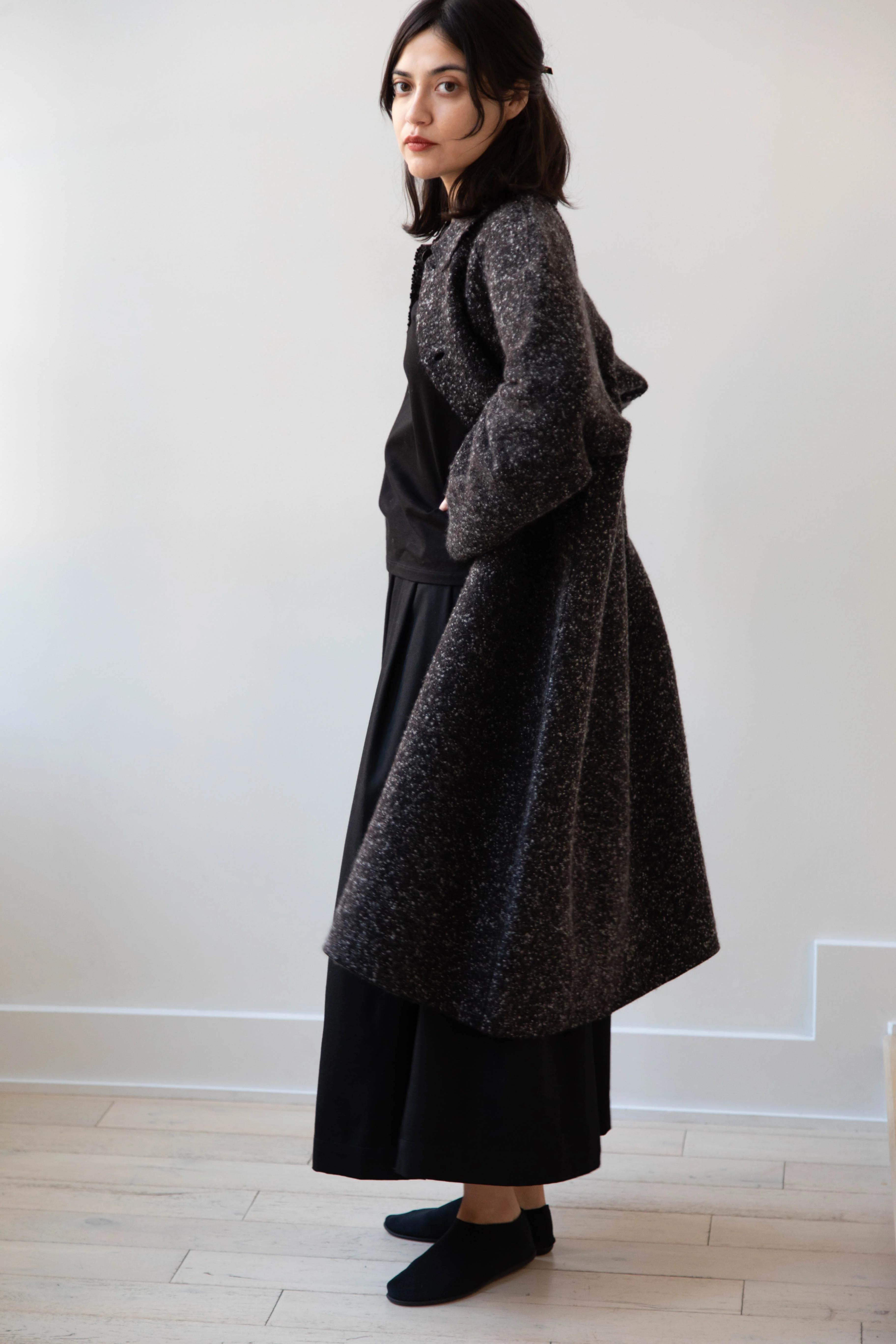 Boboutic | Canvas Lined With Love Coat in Black Mix - Image 43