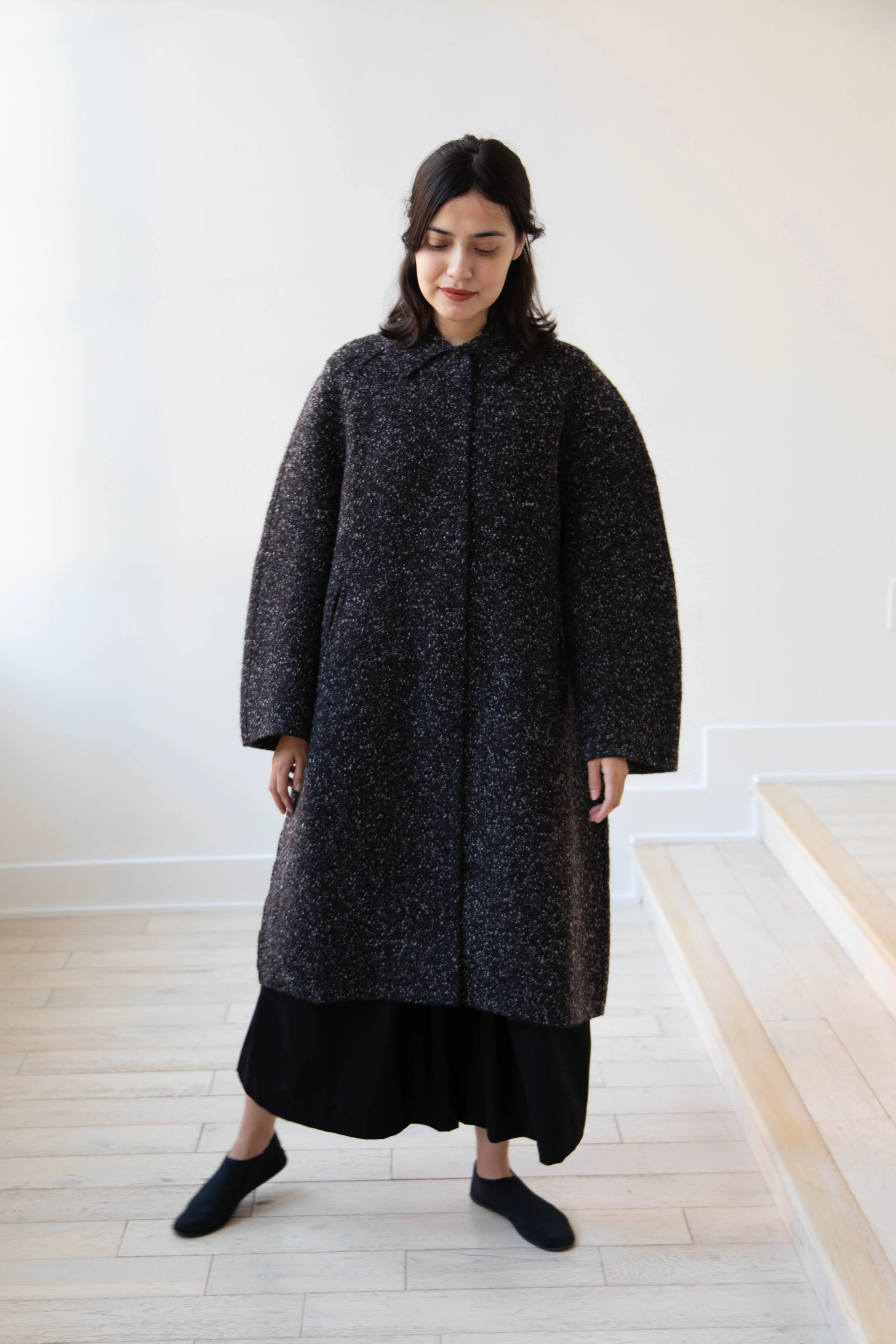 Boboutic | Canvas Lined With Love Coat in Black Mix - Image 46