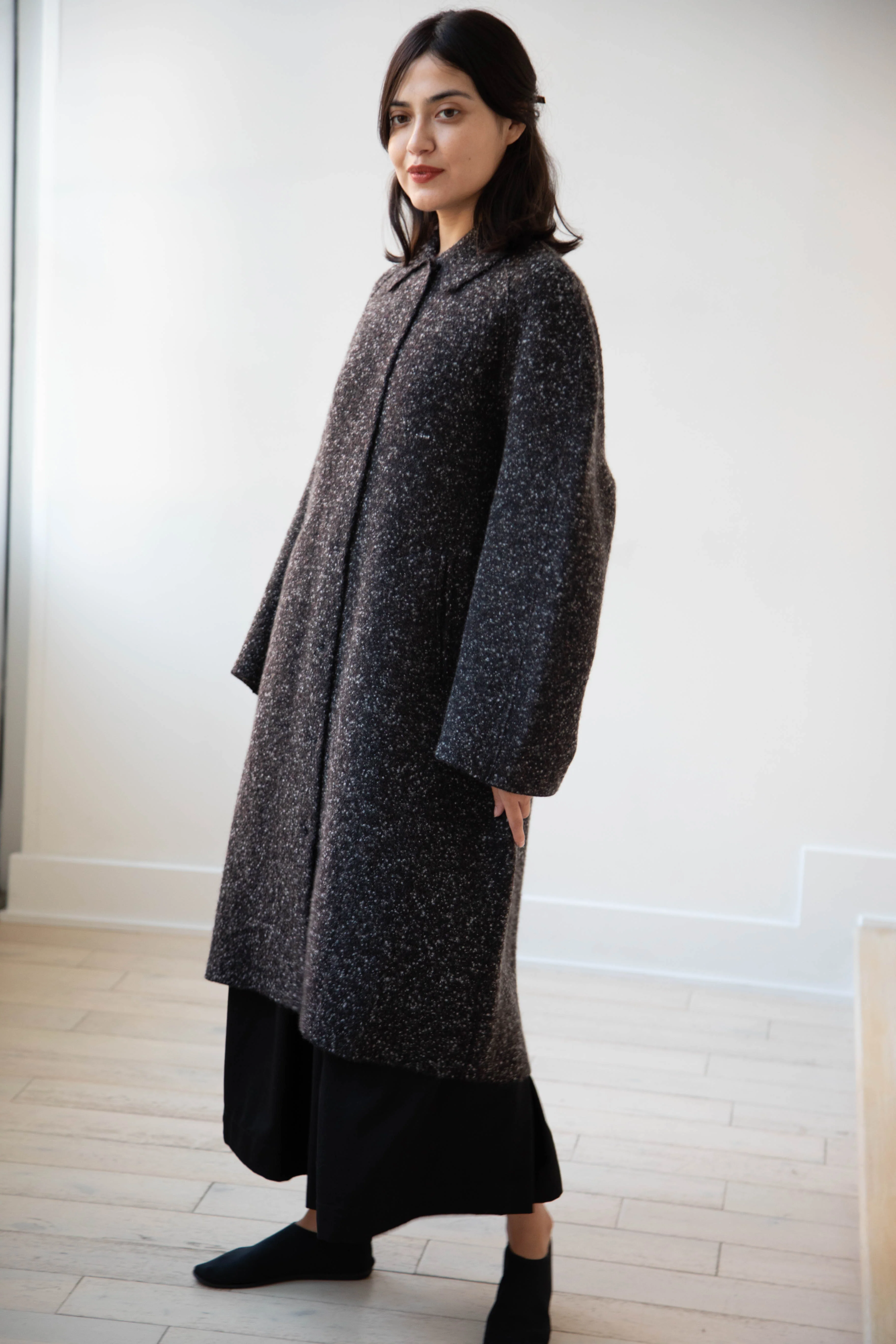 Boboutic | Canvas Lined With Love Coat in Black Mix - Image 49