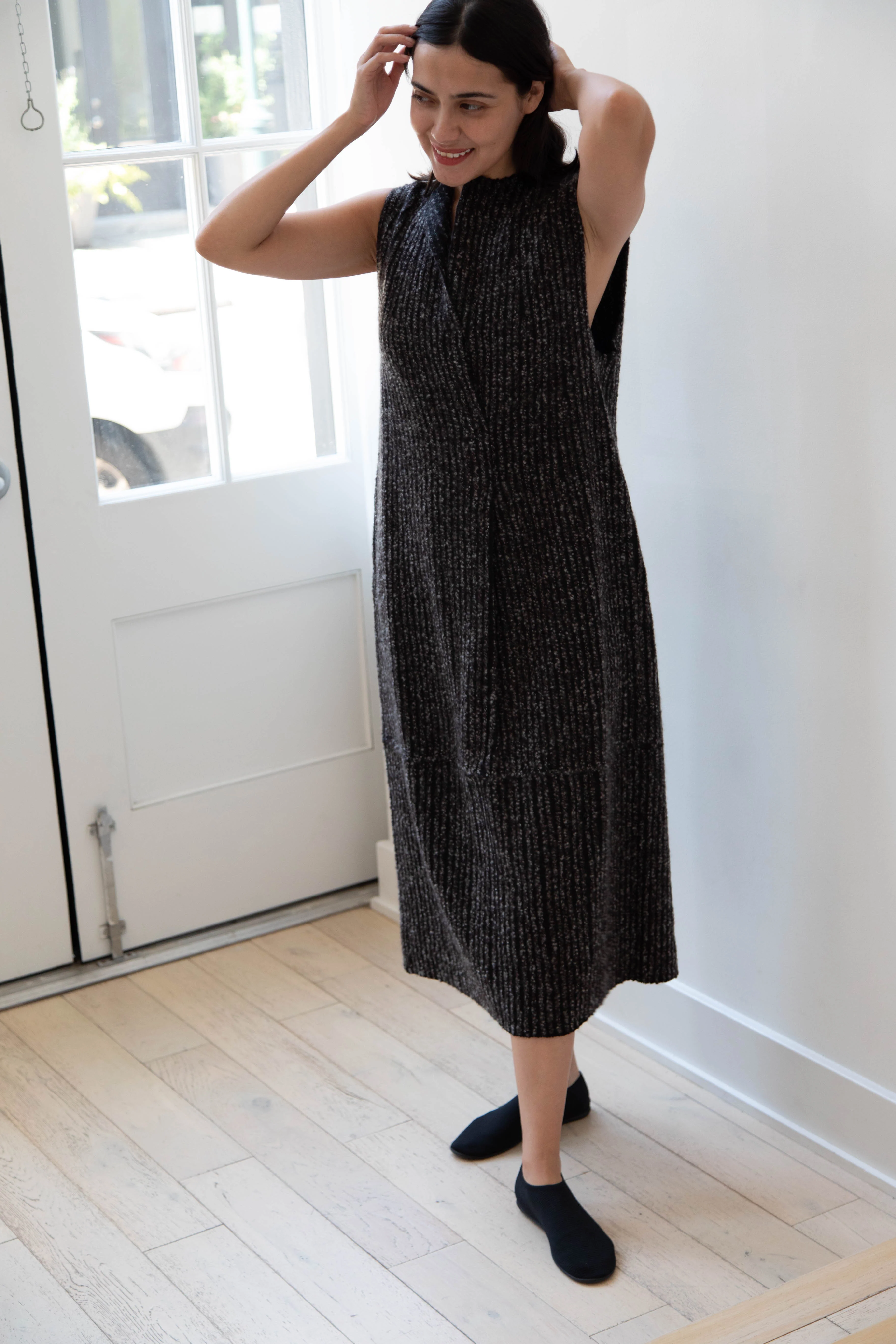Boboutic | Canvas Lined With Love Dress in Black Mix - Image 17