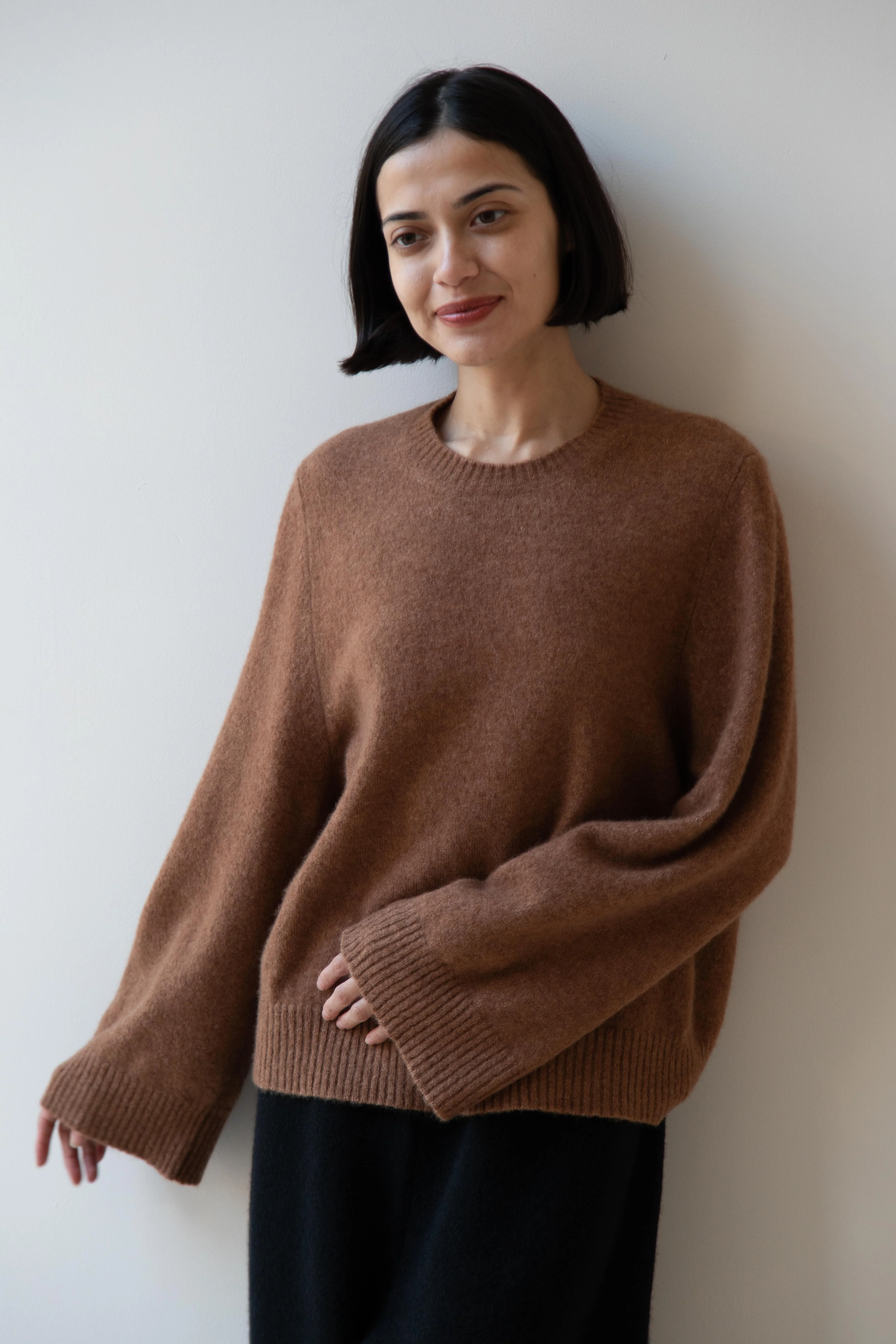 Boboutic | Cashmere Silk Sweater in Peanut - Image 4